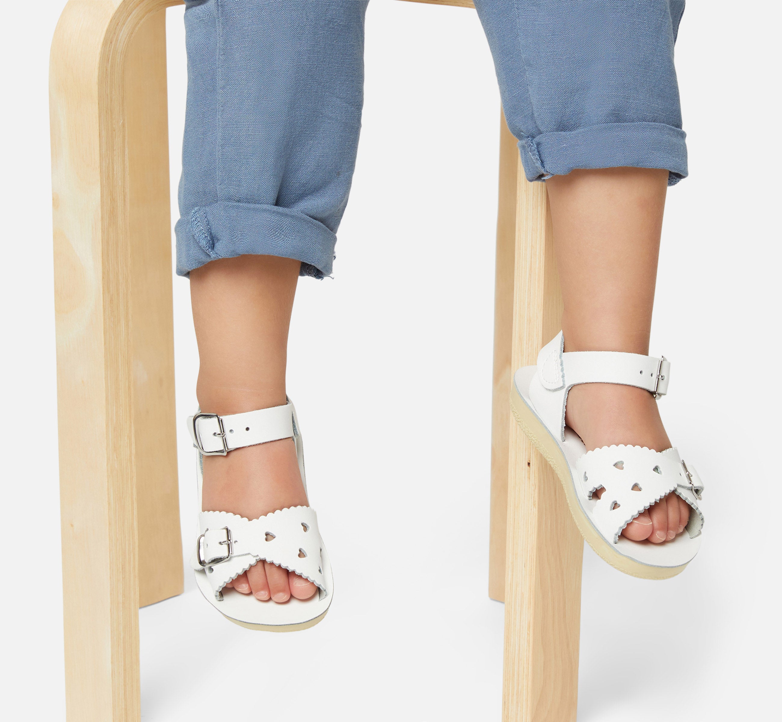 Sandale Enfant Blanche Sweetheart - Salt-Water Sandals EU