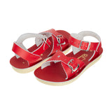 Sweetheart Rote Kindersandale - Kinder-Sandalen Mit Doppelschnalle - Salt-Water Sandals EU