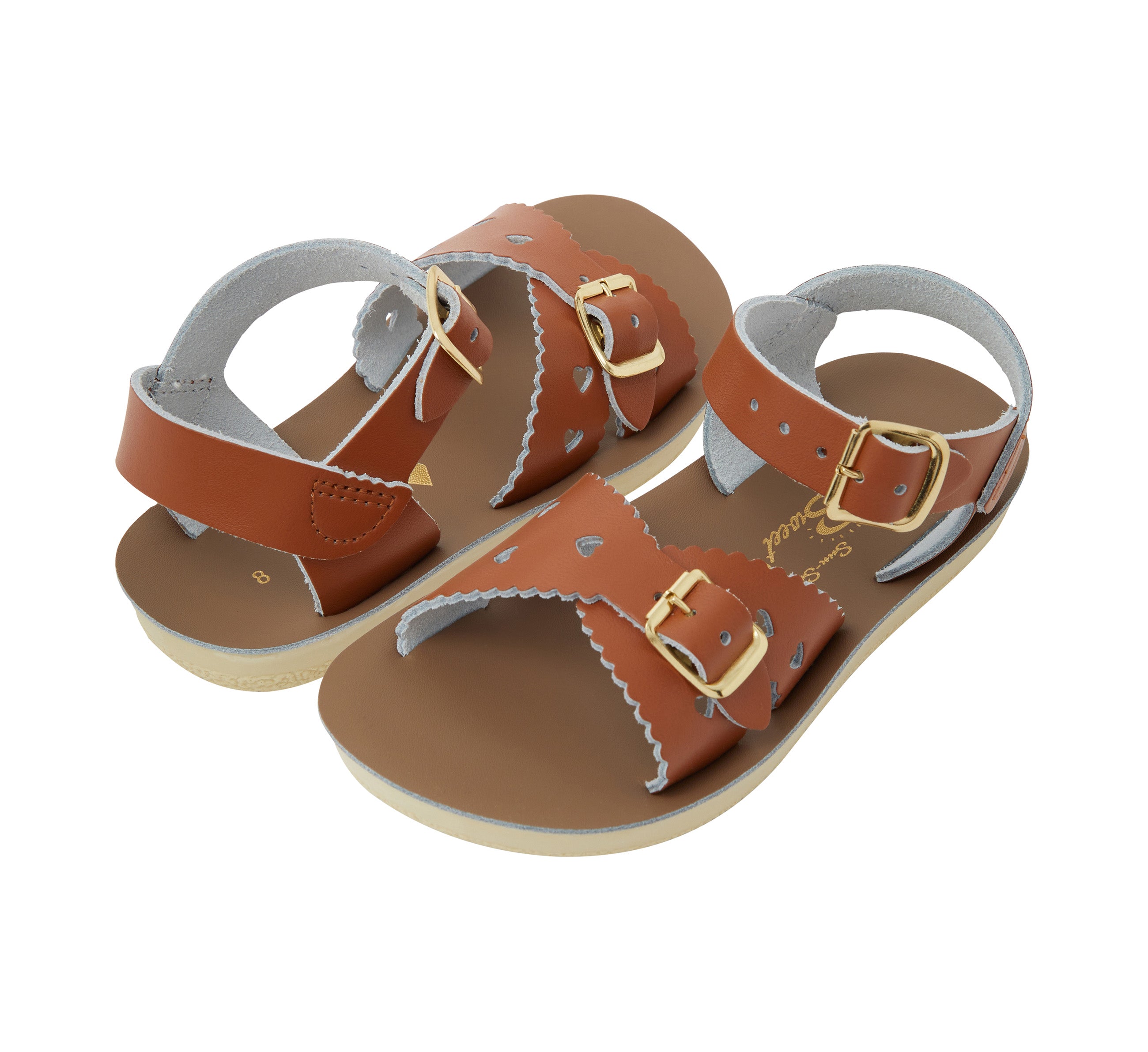 Sweetheart Tan Kids Sandal - Salt-Water Sandals EU