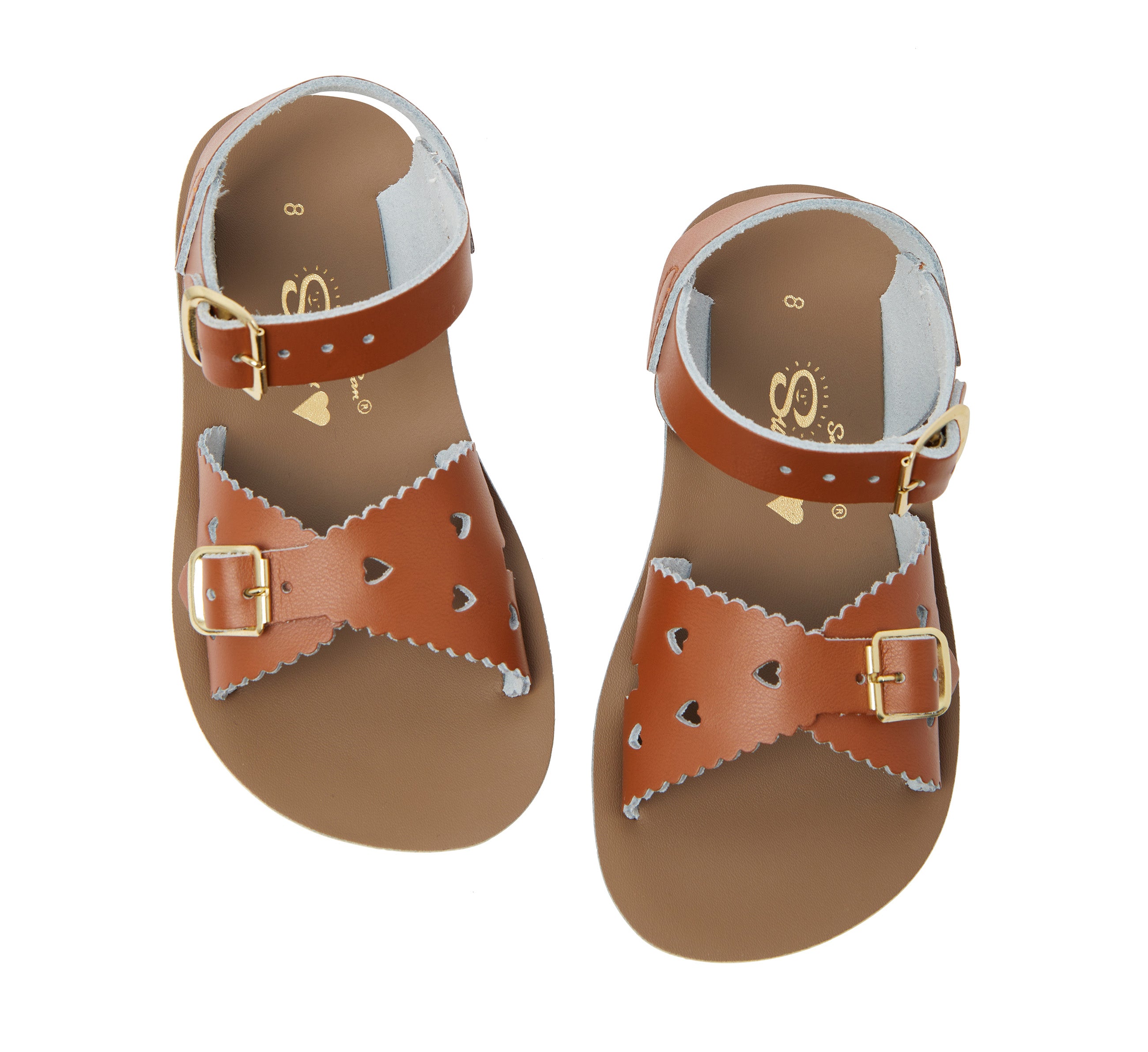 Sweetheart Tan Kids Sandal - Salt-Water Sandals EU