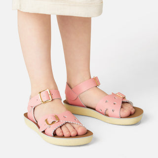 Sweetheart Pink Kids Sandal - Kinder-Sandalen Mit Doppelschnalle - Salt-Water Sandals EU