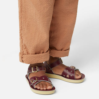 Sweetheart Claret Kindersandale - Kinder-Sandalen Mit Doppelschnalle - Salt-Water Sandals EU
