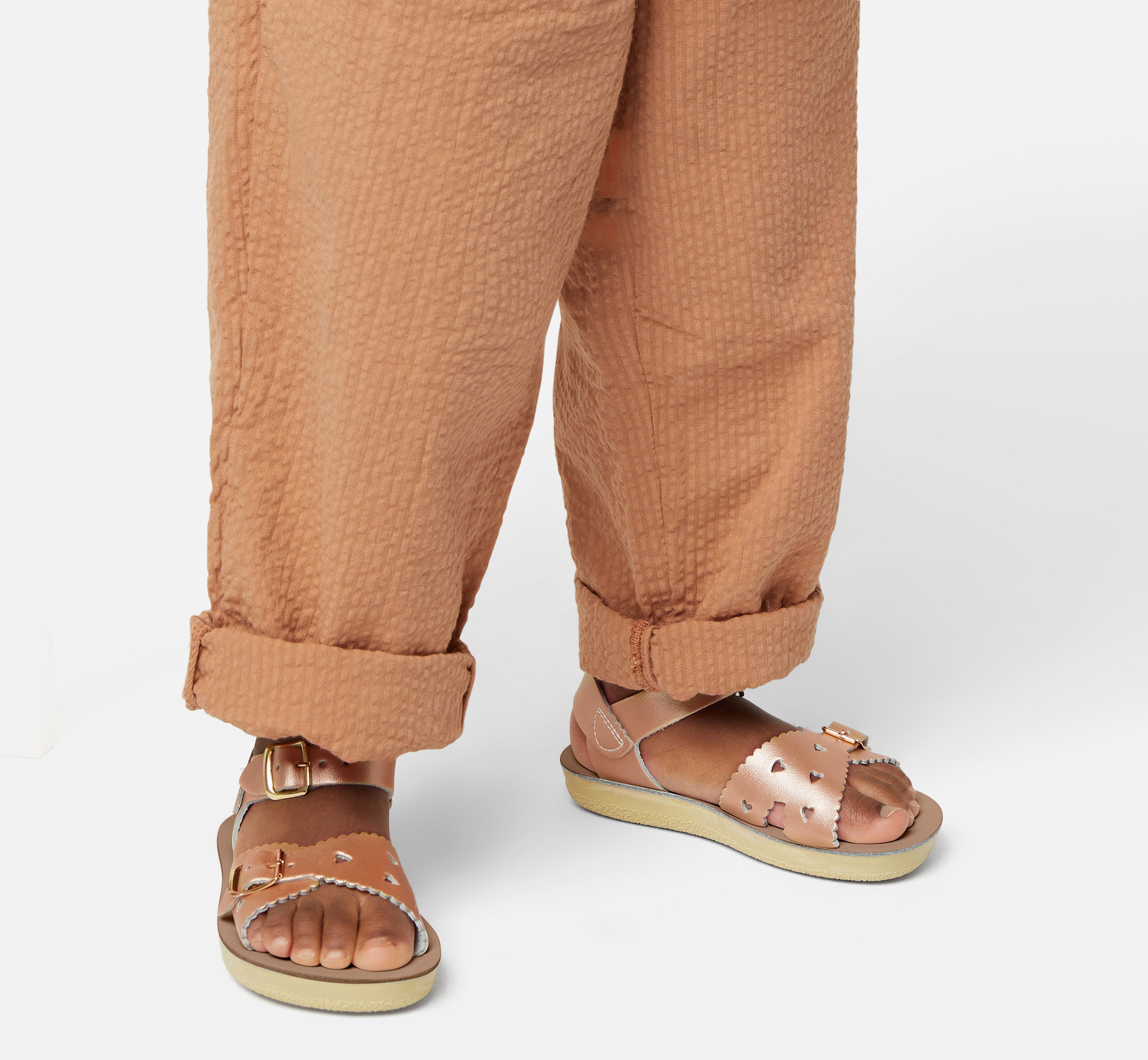 Sweetheart Kindersandale In Roségold - Salt-Water Sandals EU