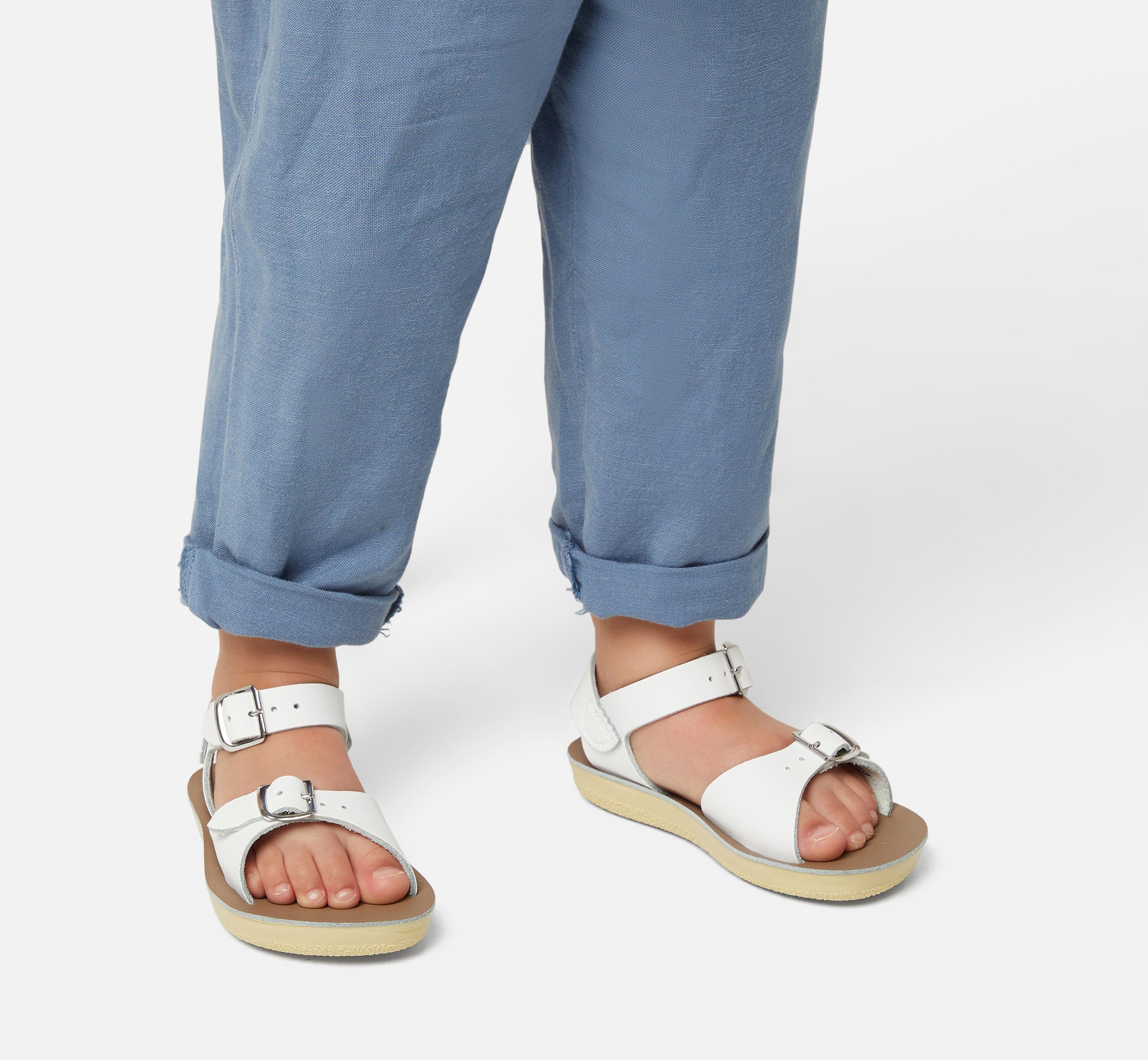 Sandale Enfant Surfer Blanc - Salt-Water Sandals EU