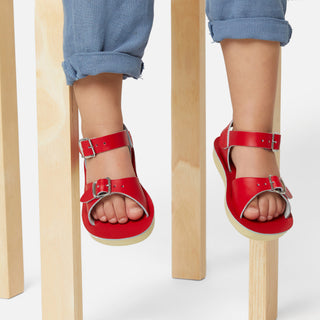 Surfer Kindersandale - Rote Kindersandalen - Salt-Water Sandals EU