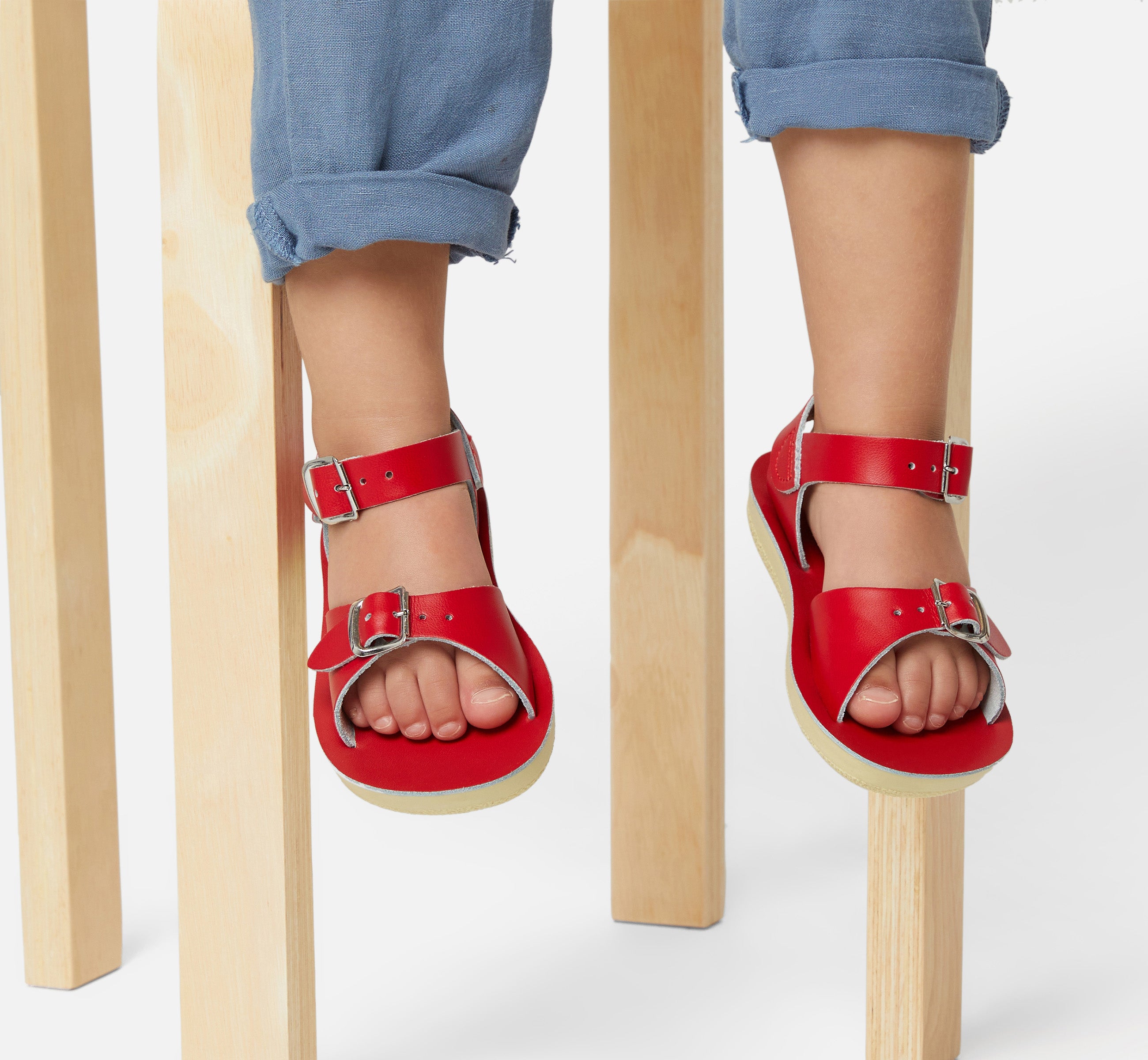 Surfer Red Kids Sandal - Salt-Water Sandals EU