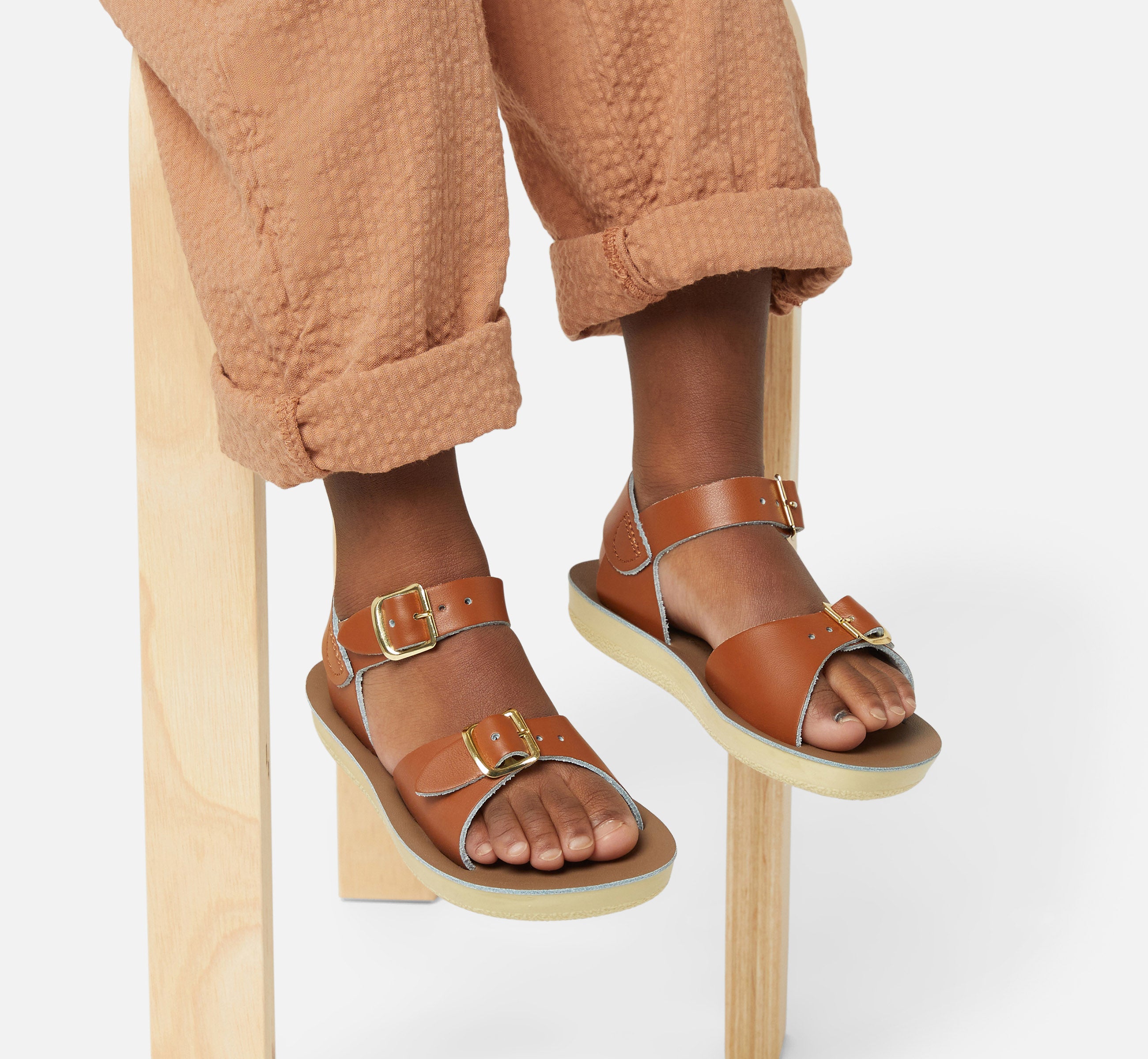 Surfer Tan Kindersandale - Salt-Water Sandals EU