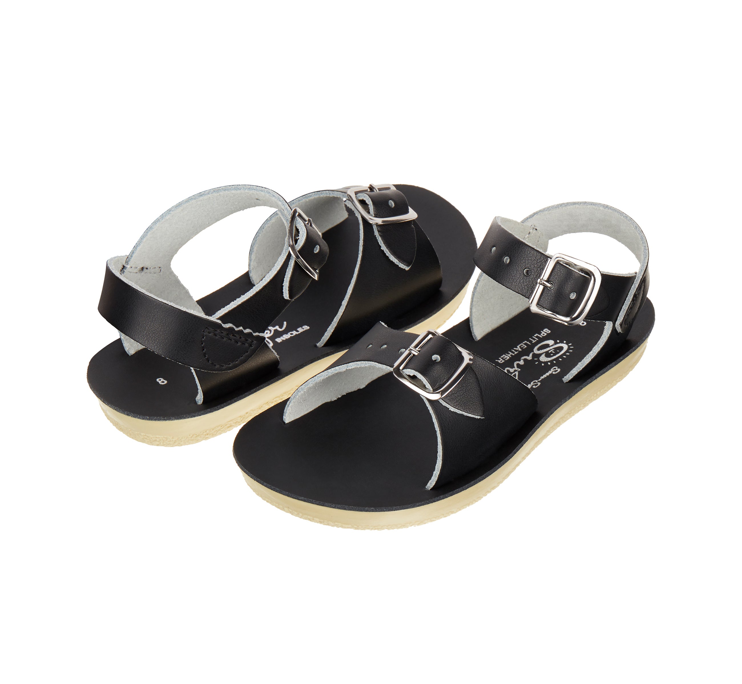Sandale Enfant Surfer Noir - Salt-Water Sandals EU