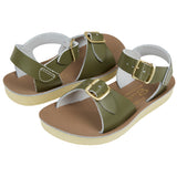 Sandale Enfant Surfer Olive - Sandales Vertes Pour Enfants - Salt-Water Sandals EU
