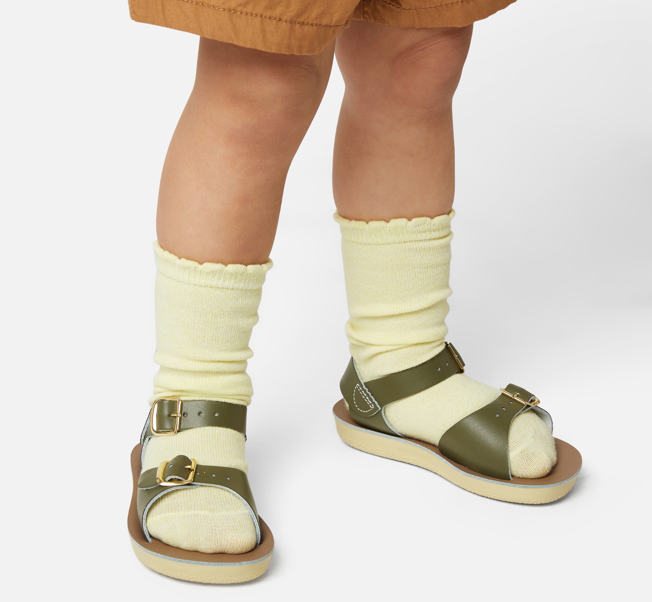 Surfer Olive Kindersandale - Salt-Water Sandals EU