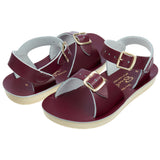 Surfer Claret Kindersandale - Rote Kindersandalen - Salt-Water Sandals EU