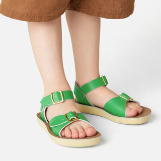 Surfer Kelly Green Kids Sandal - Kinder-Sandalen Mit Doppelschnalle - Salt-Water Sandals EU