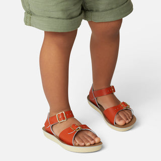 Surfer Paprika Kindersandale - Kinder-Sandalen Mit Doppelschnalle - Salt-Water Sandals EU