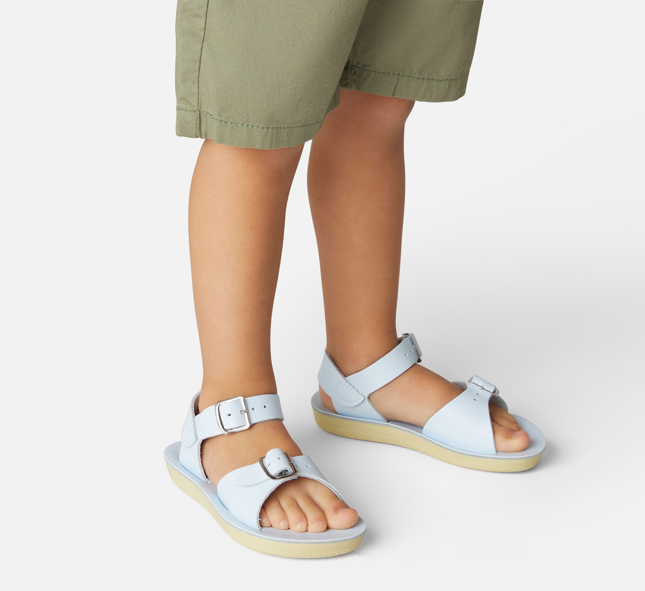 Surfer Hellblaue Kindersandale - Salt-Water Sandals EU