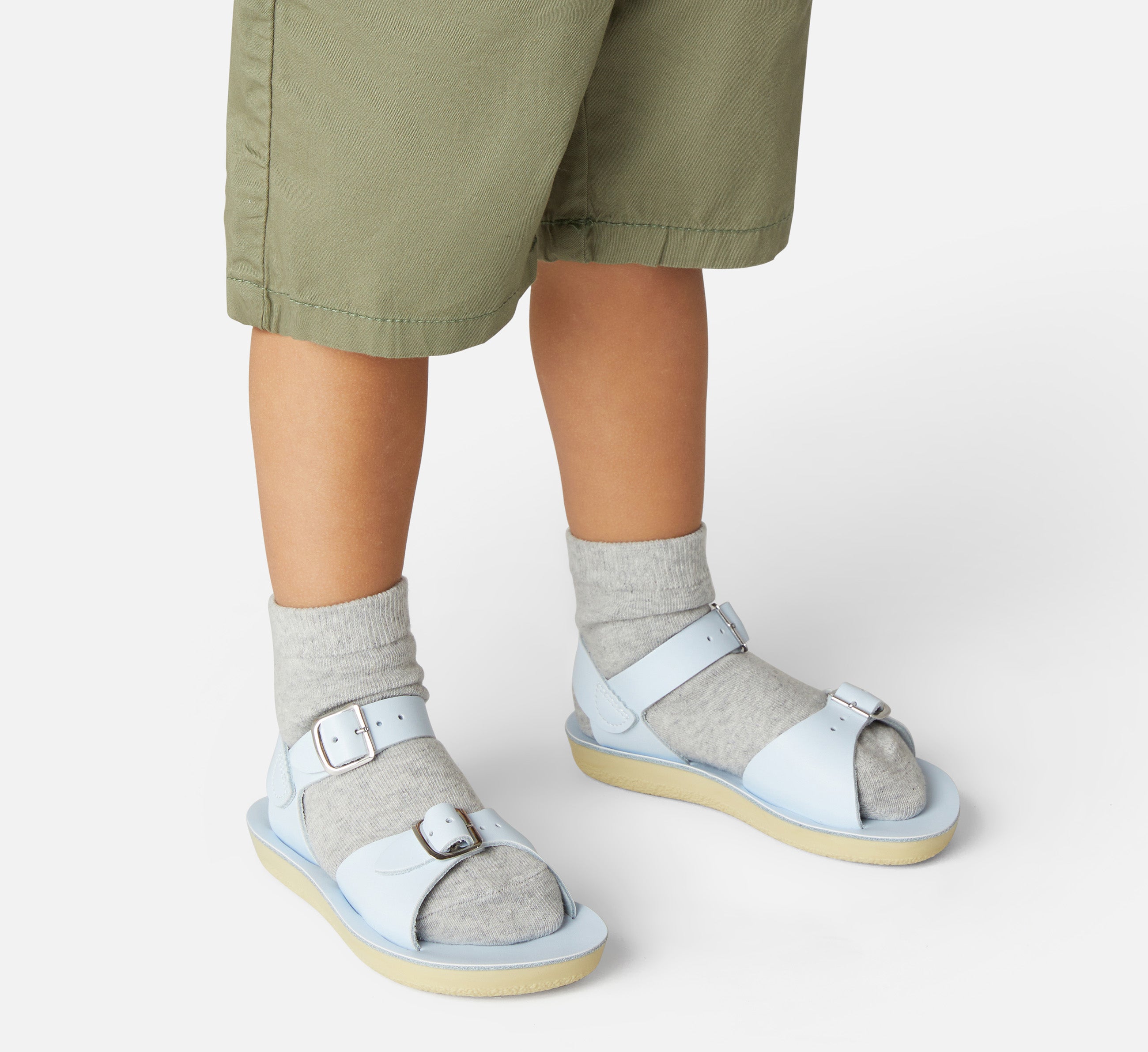 Surfer Hellblaue Kindersandale - Salt-Water Sandals EU