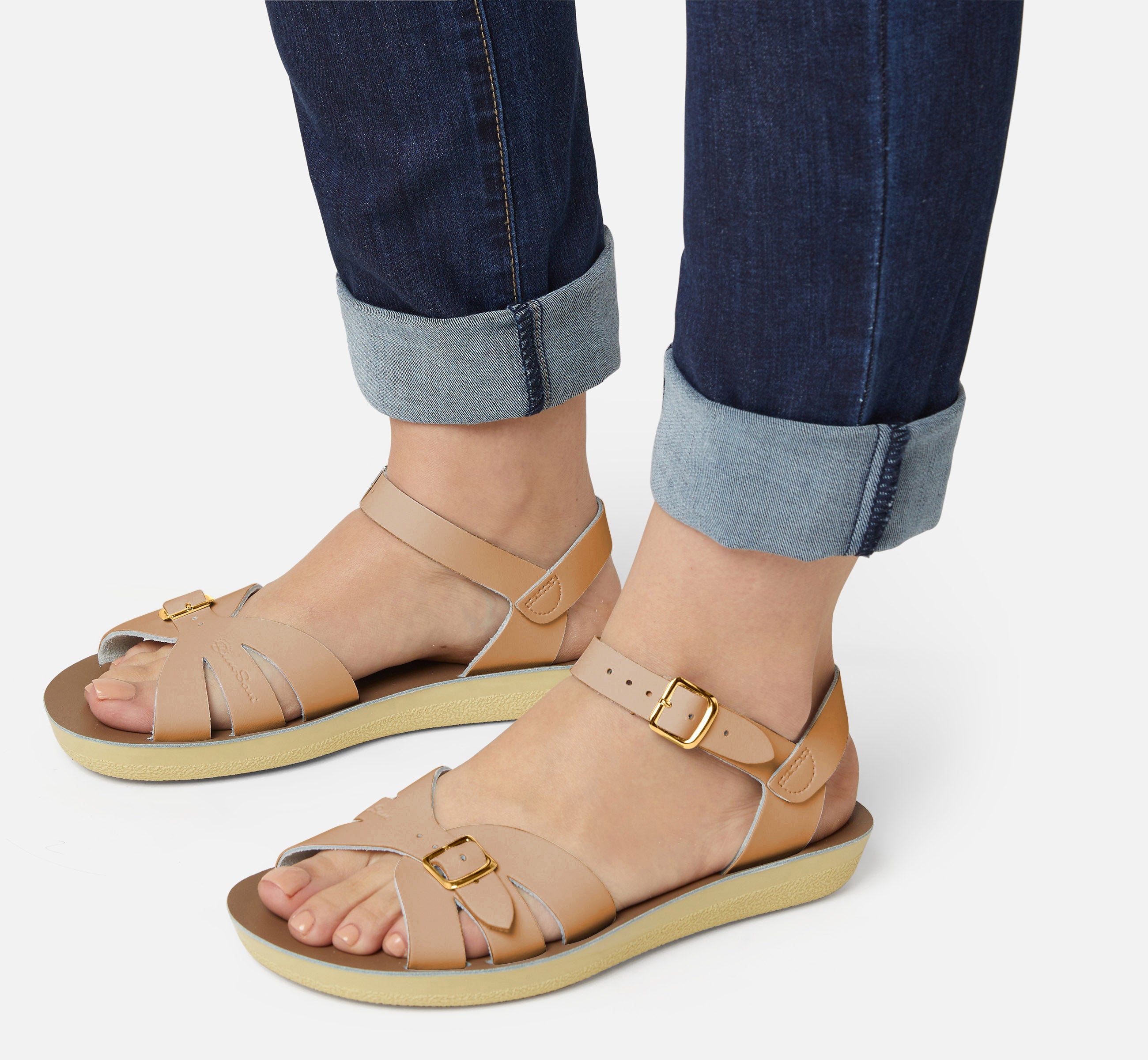 Boardwalk Latte Womens Sandal - Salt-Water Sandals EU