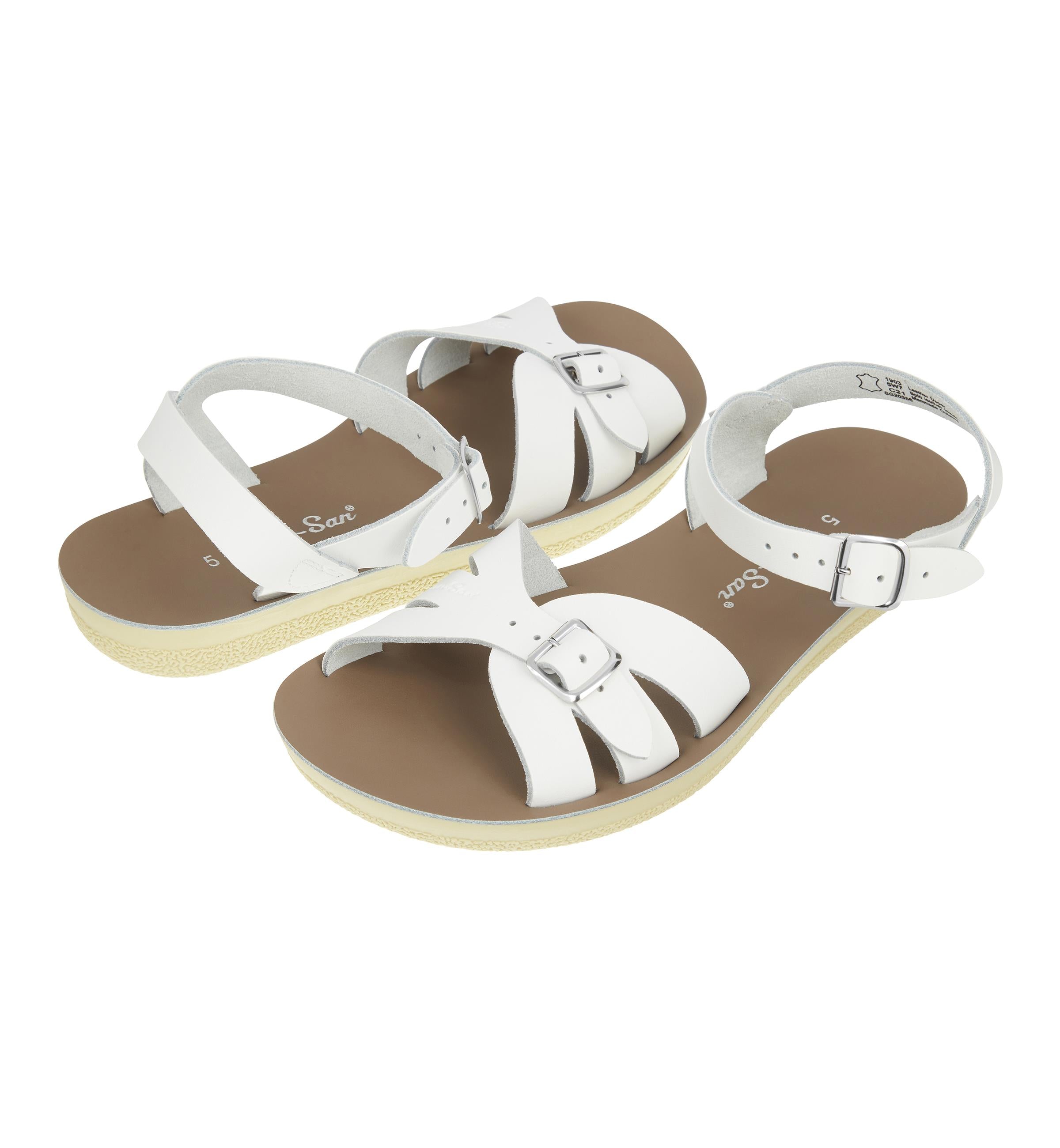 Boardwalk White Womens Sandal - Salt-Water Sandals EU