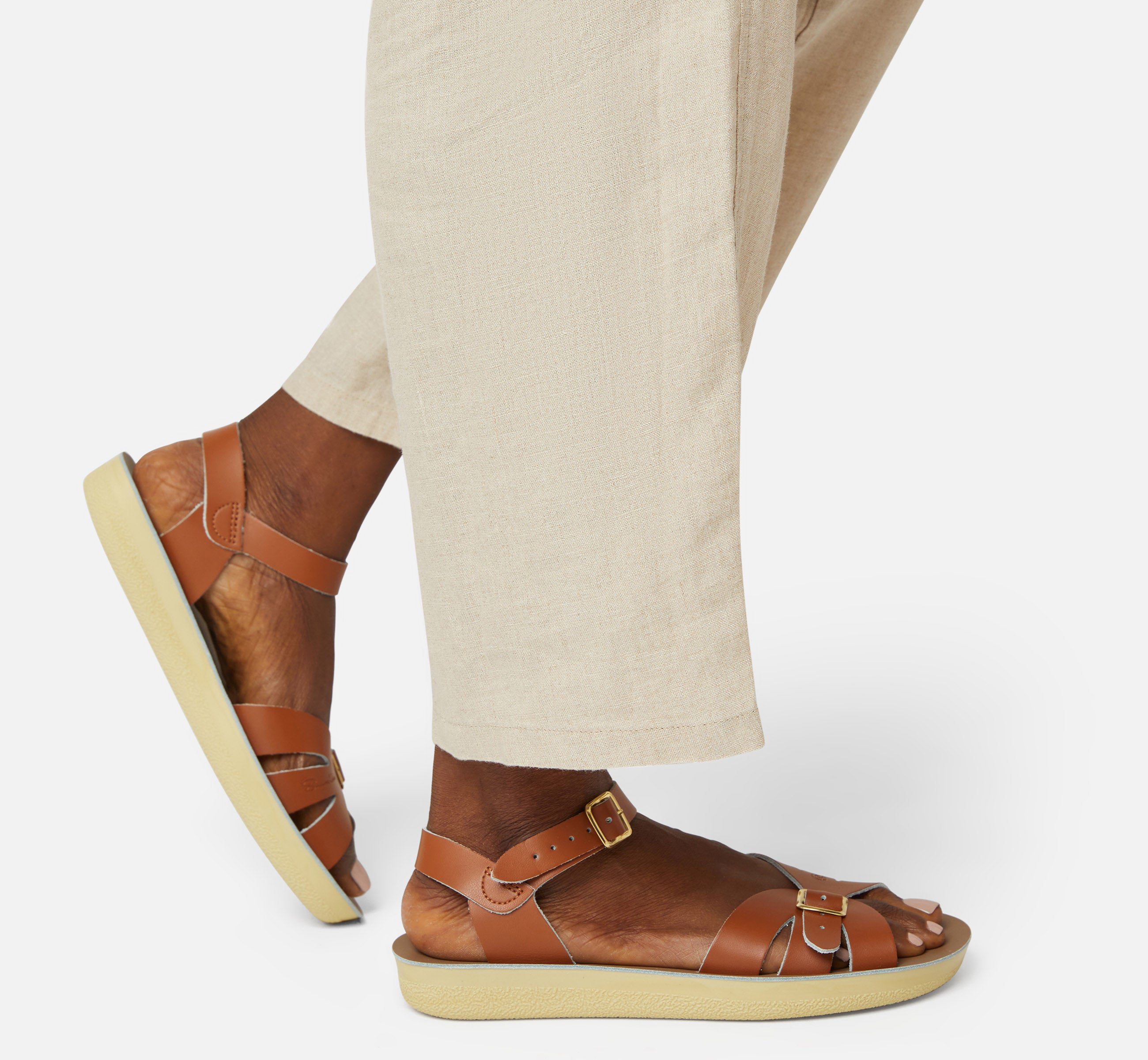 Boardwalk Tan Womens Sandal - Salt-Water Sandals EU