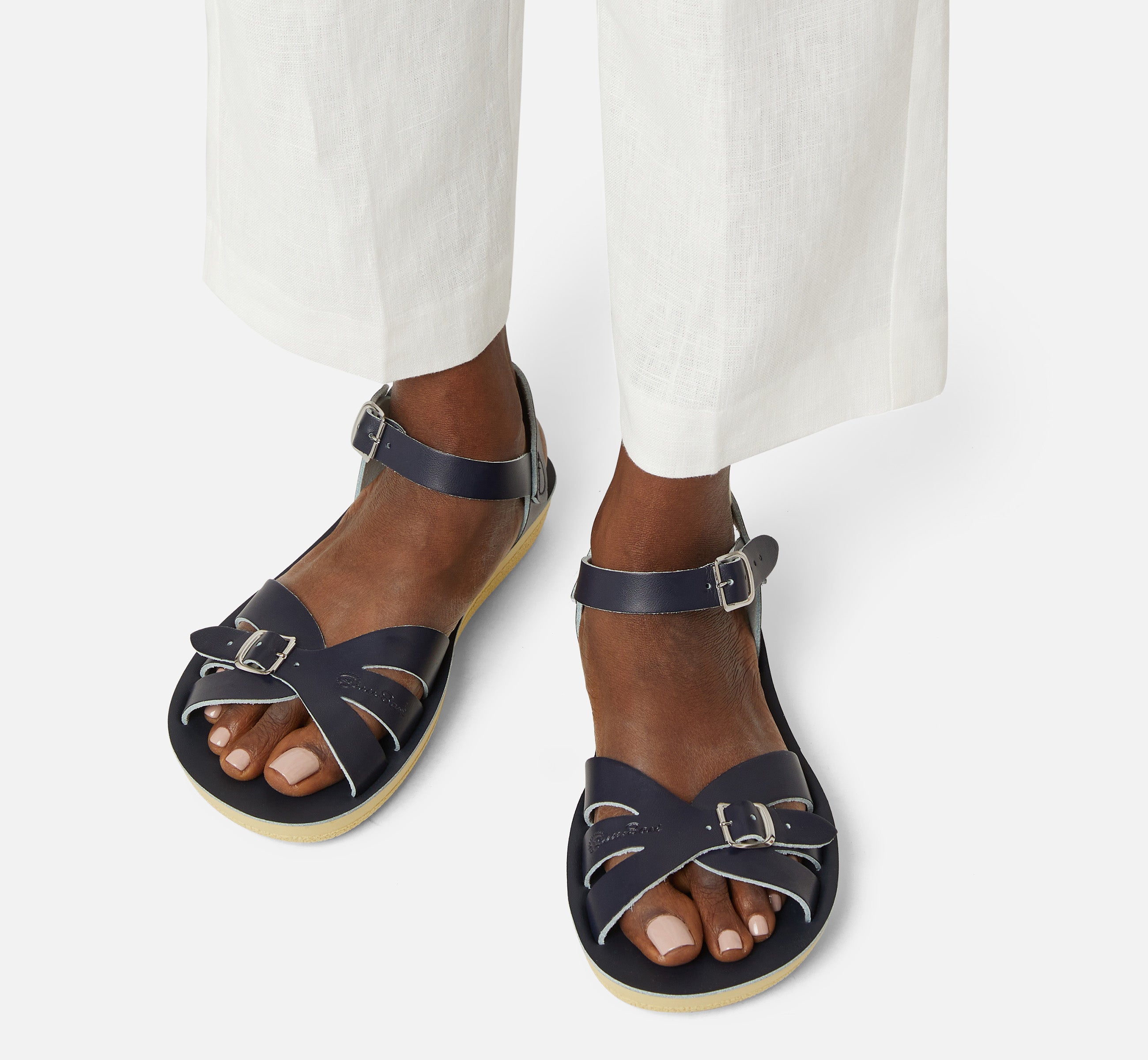 Boardwalk Navy Womens Sandal - Salt-Water Sandals EU