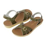 Boardwalk Olive Womens Sandal - Women's Narrow Fit Sandals - Salt-Water Sandals EU