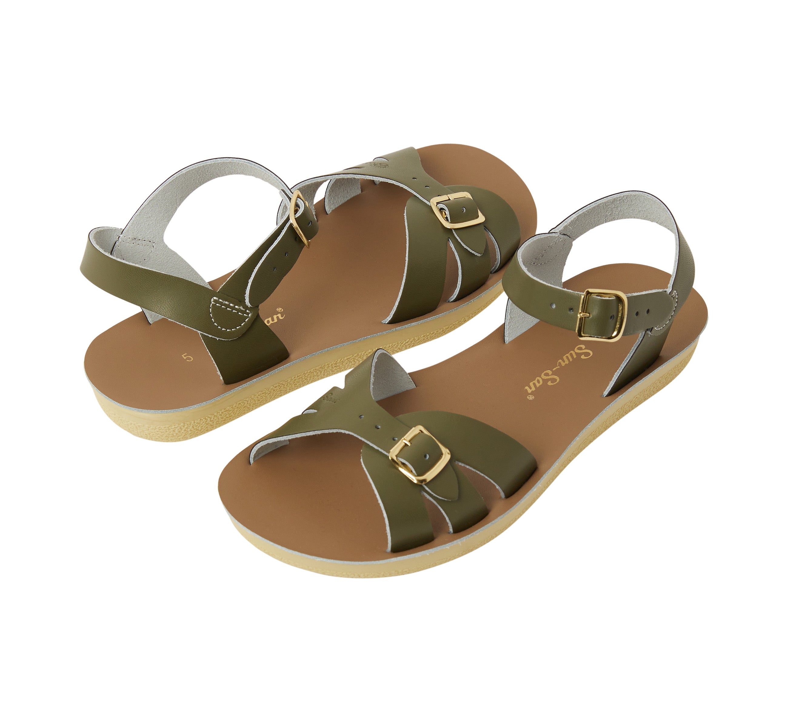Boardwalk Olive Womens Sandal - Salt-Water Sandals EU