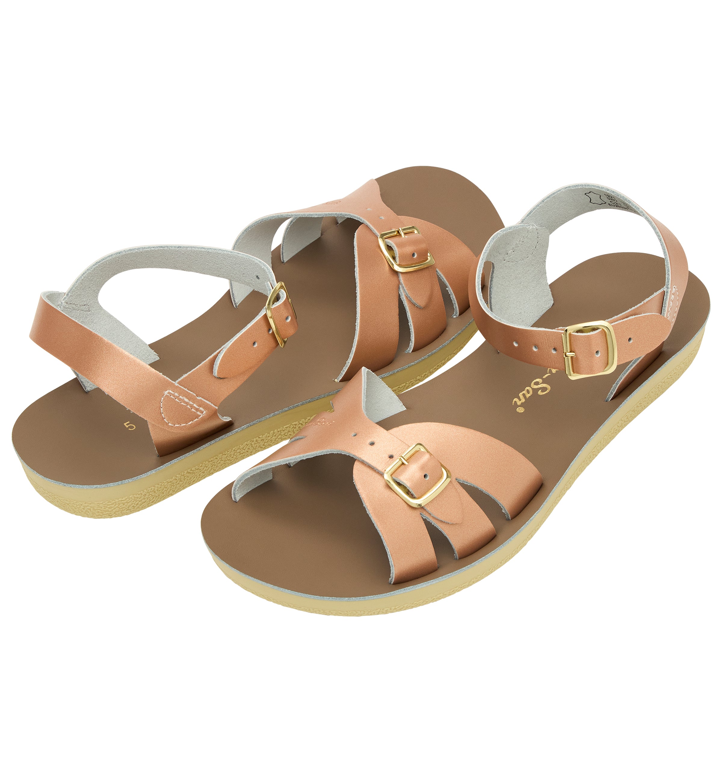 Boardwalk Rose Gold Womens Sandal - Salt-Water Sandals EU