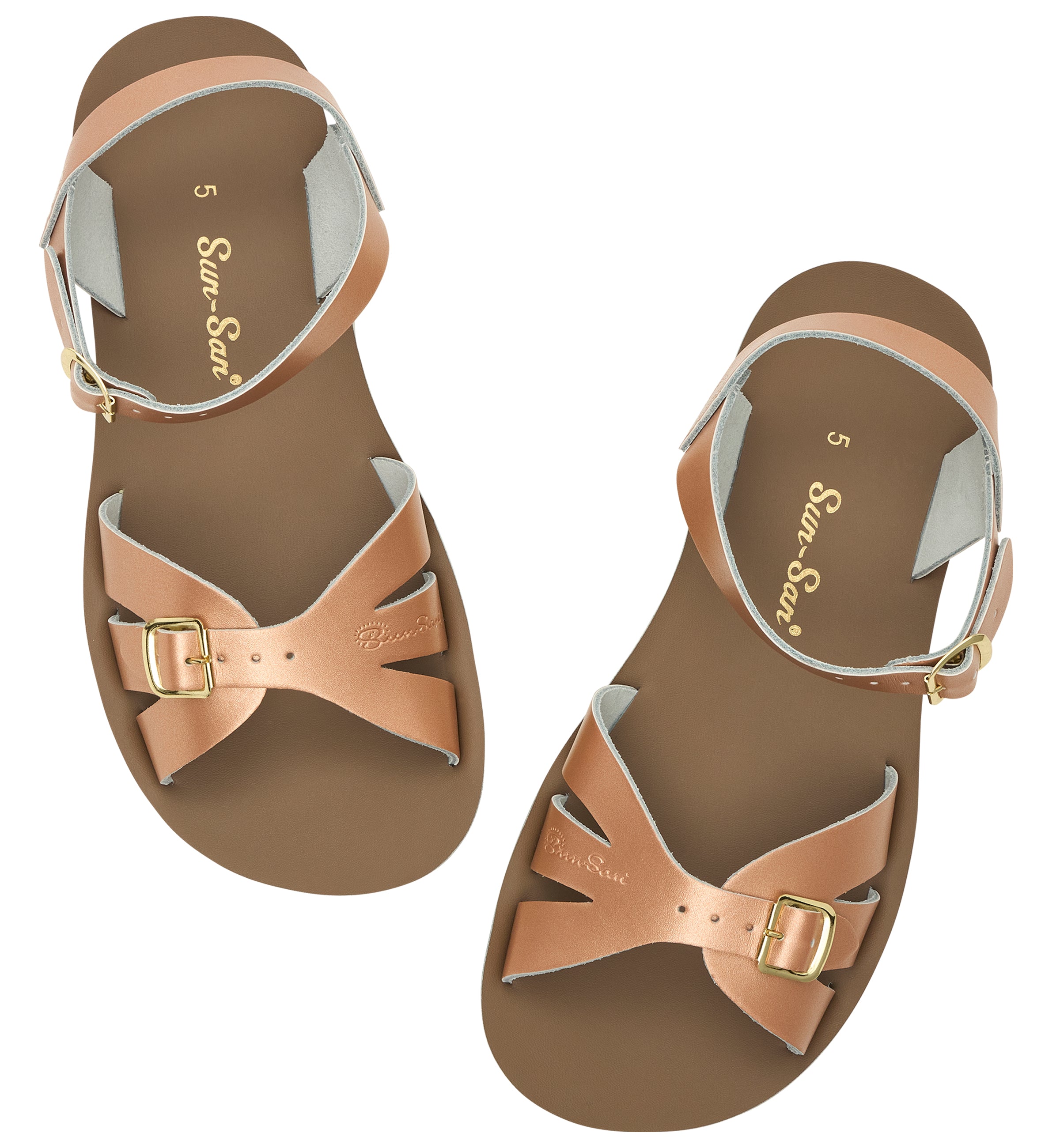 Boardwalk Rose Gold Womens Sandal - Salt-Water Sandals EU