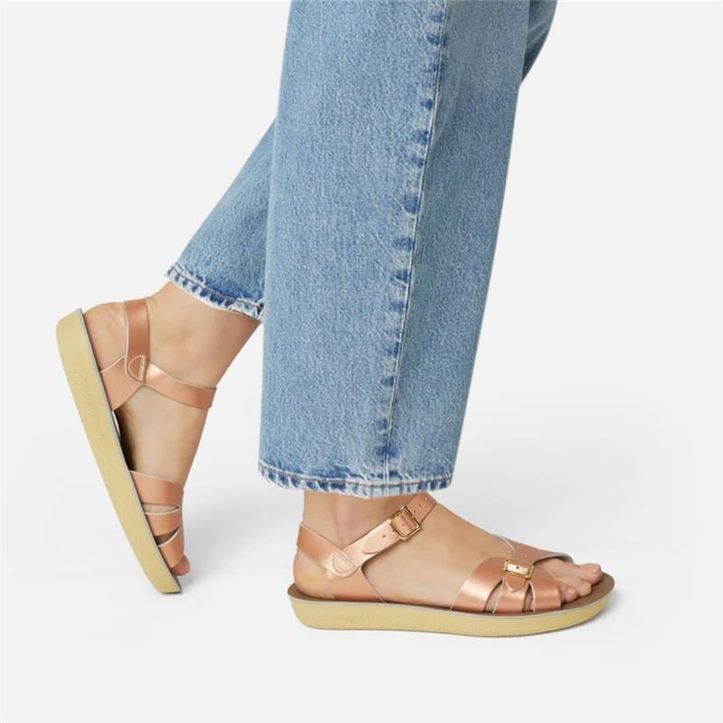 Boardwalk Rose Gold Womens Sandal - Salt-Water Sandals EU