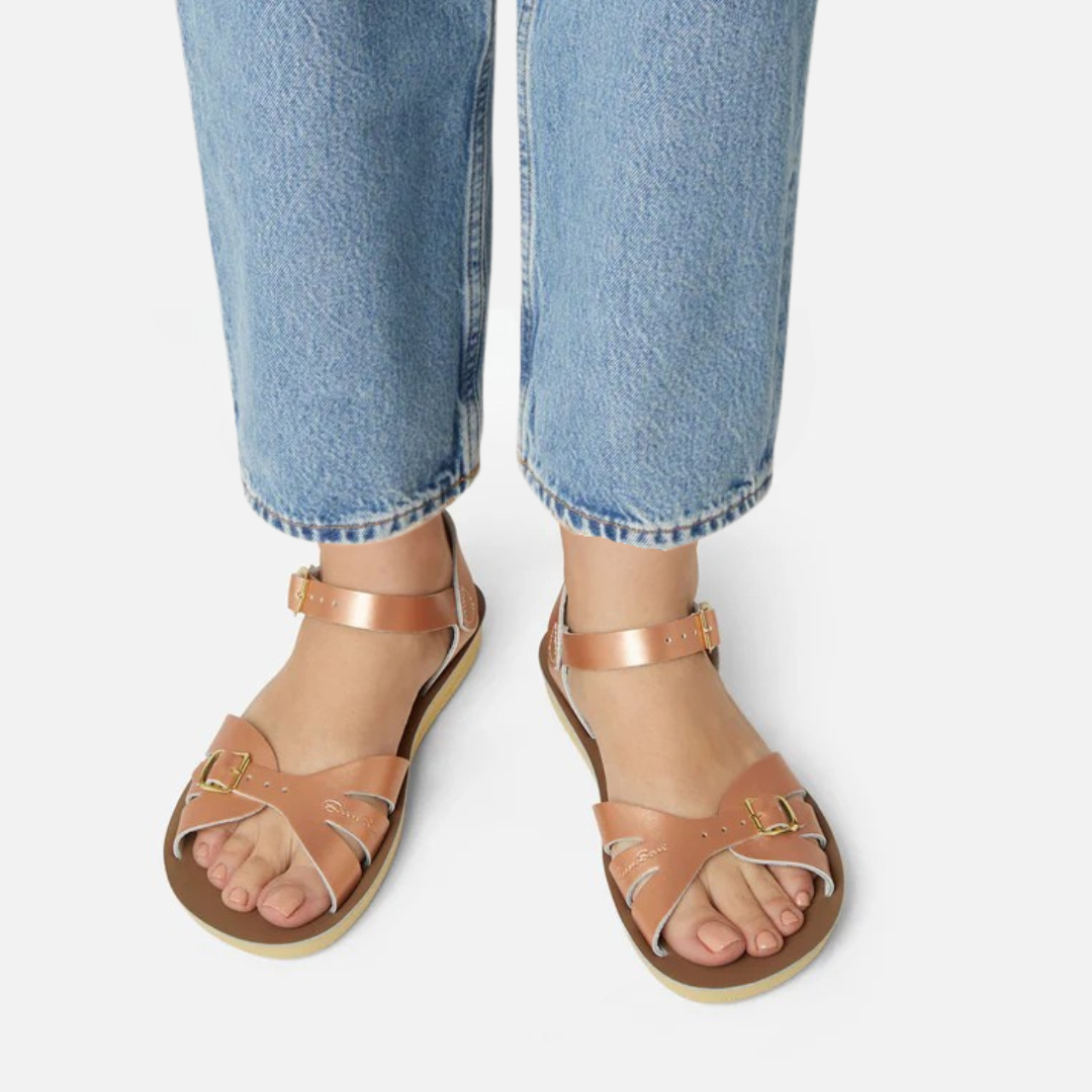Boardwalk Rose Gold Womens Sandal - Salt-Water Sandals EU