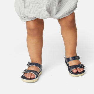 Seawee Navy Kindersandale - Kinder-Sandalen Mit Doppelschnalle - Salt-Water Sandals EU
