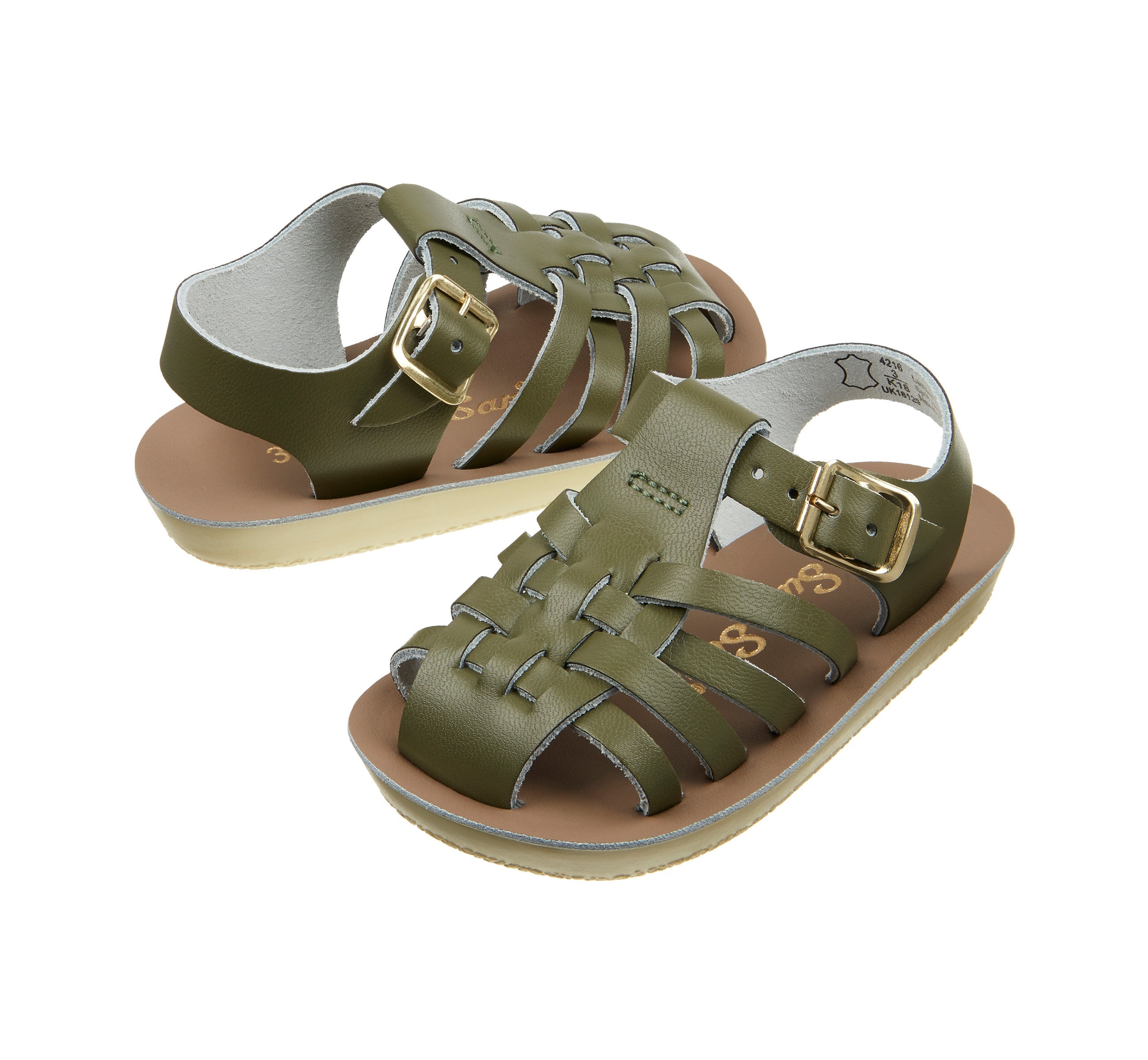 Sandales Pour Enfants Sailor Olive - Salt-Water Sandals EU