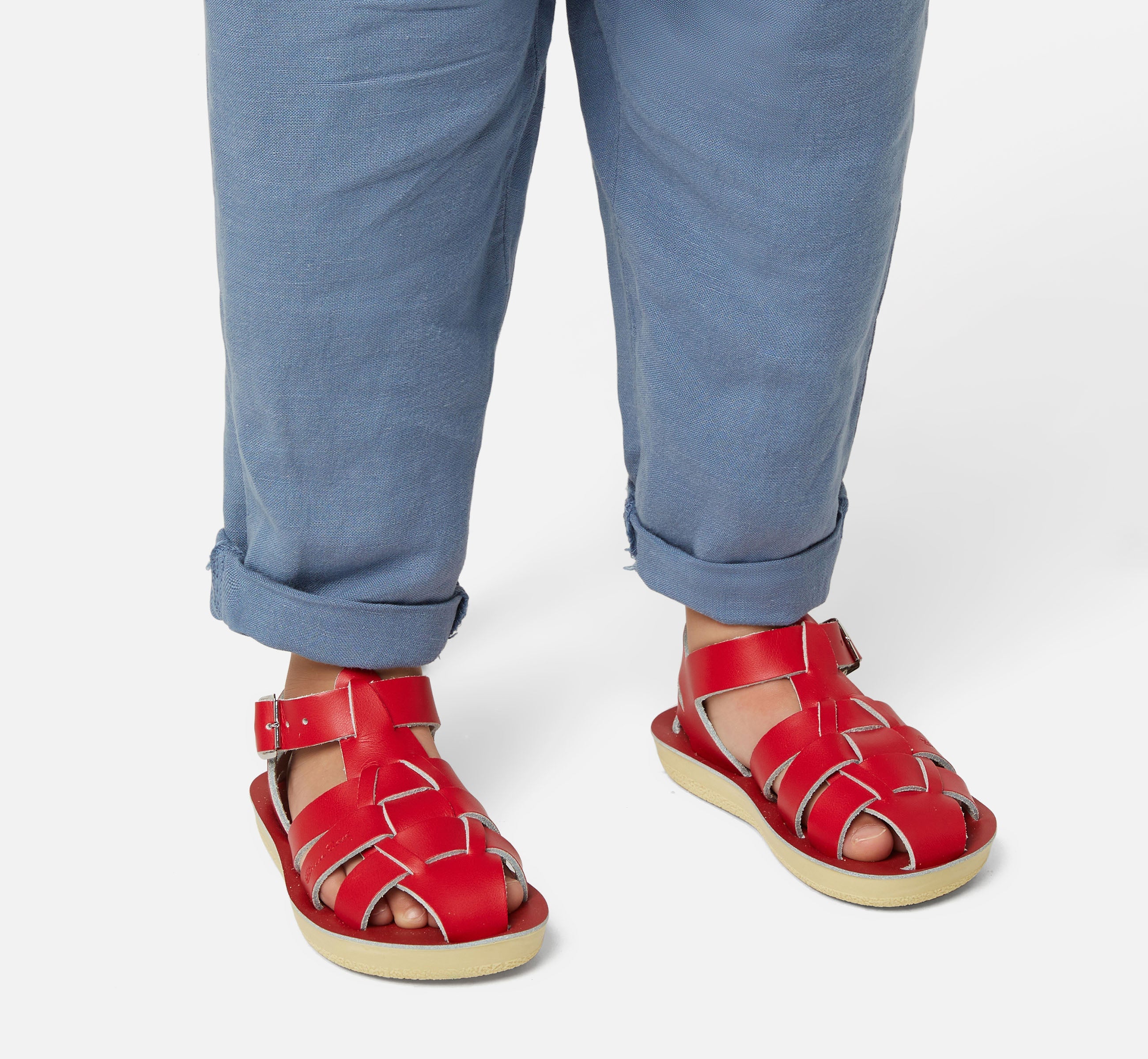 Sandale Enfant Rouge Shark - Salt-Water Sandals EU