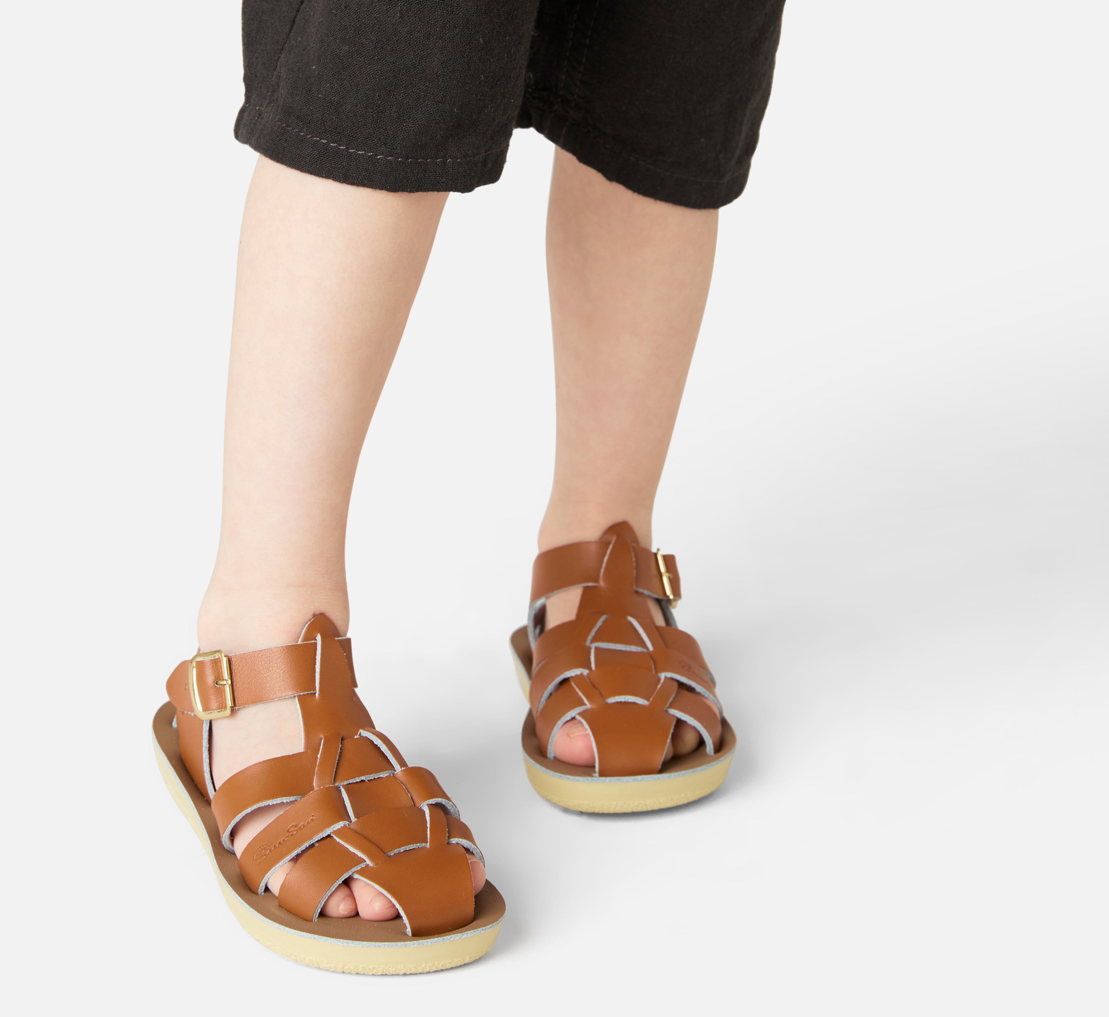 Shark Fisherman Tan Kids Sandal - Salt-Water Sandals EU