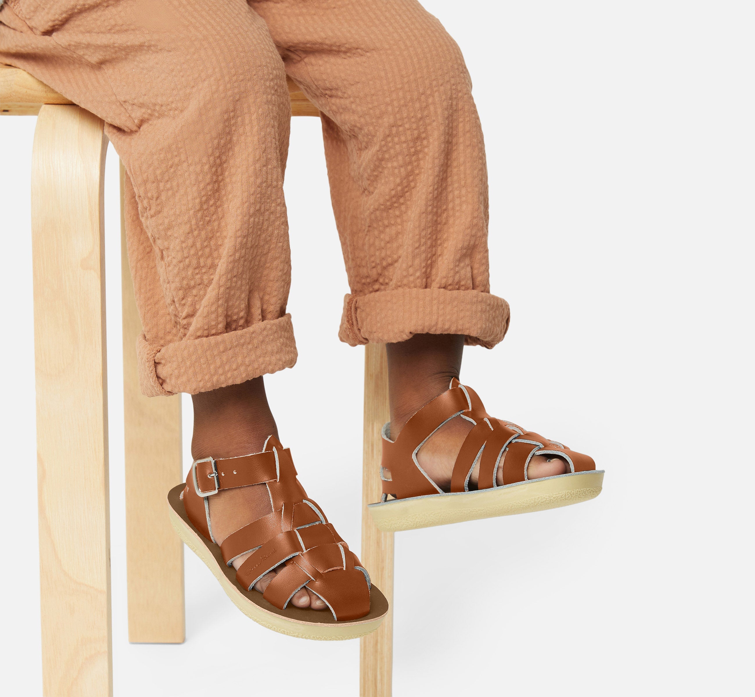 Shark Fisherman Tan Kids Sandal - Salt-Water Sandals EU