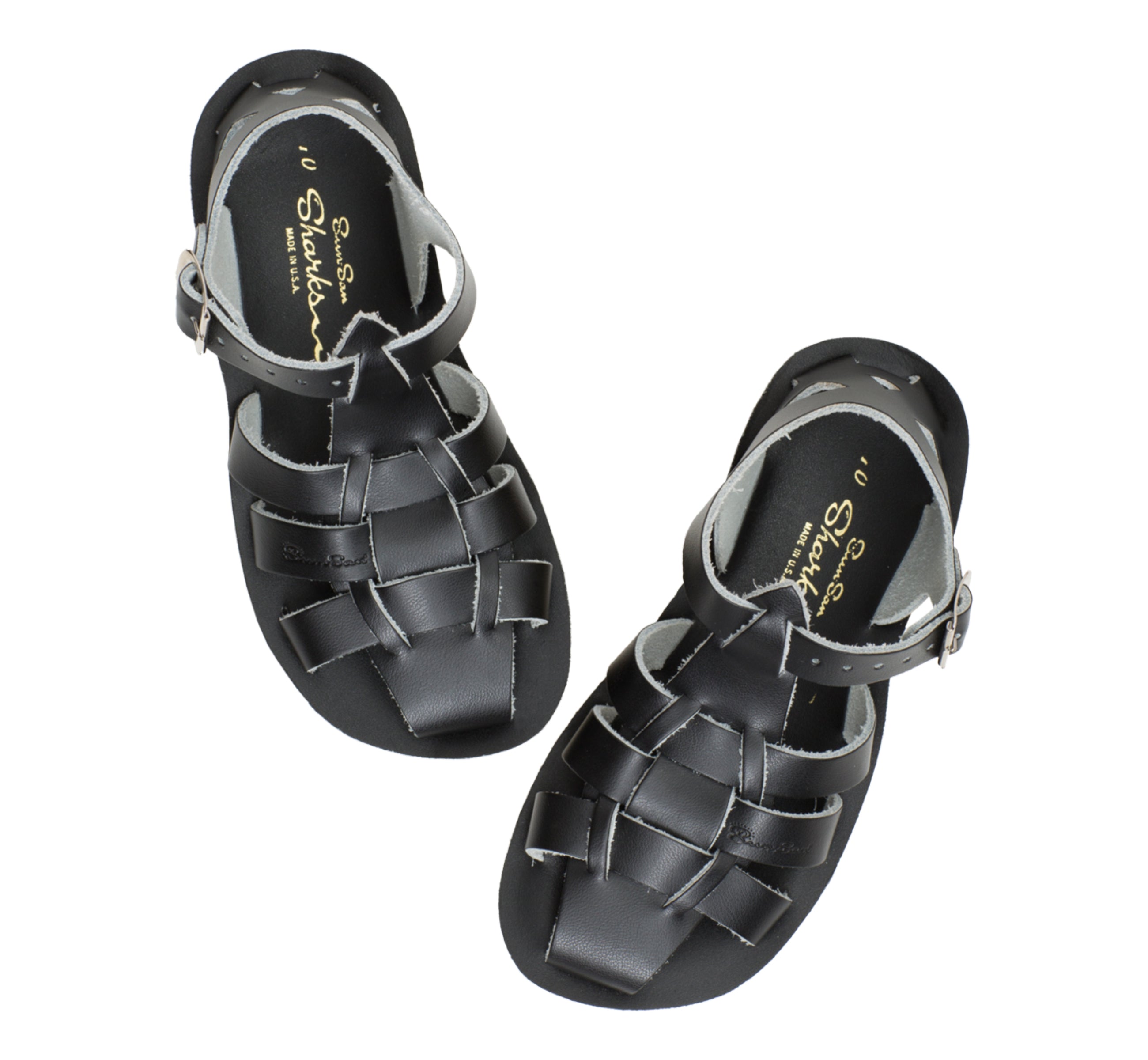 Sandale Enfant Shark Noir - Salt-Water Sandals EU