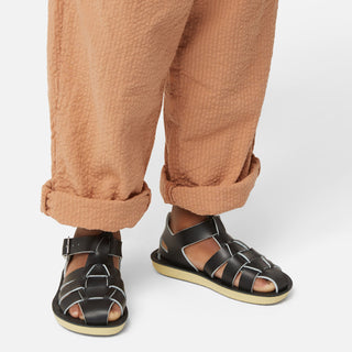 Sandale Enfant Shark Noir - Sandales D'École Pour Enfants - Salt-Water Sandals EU