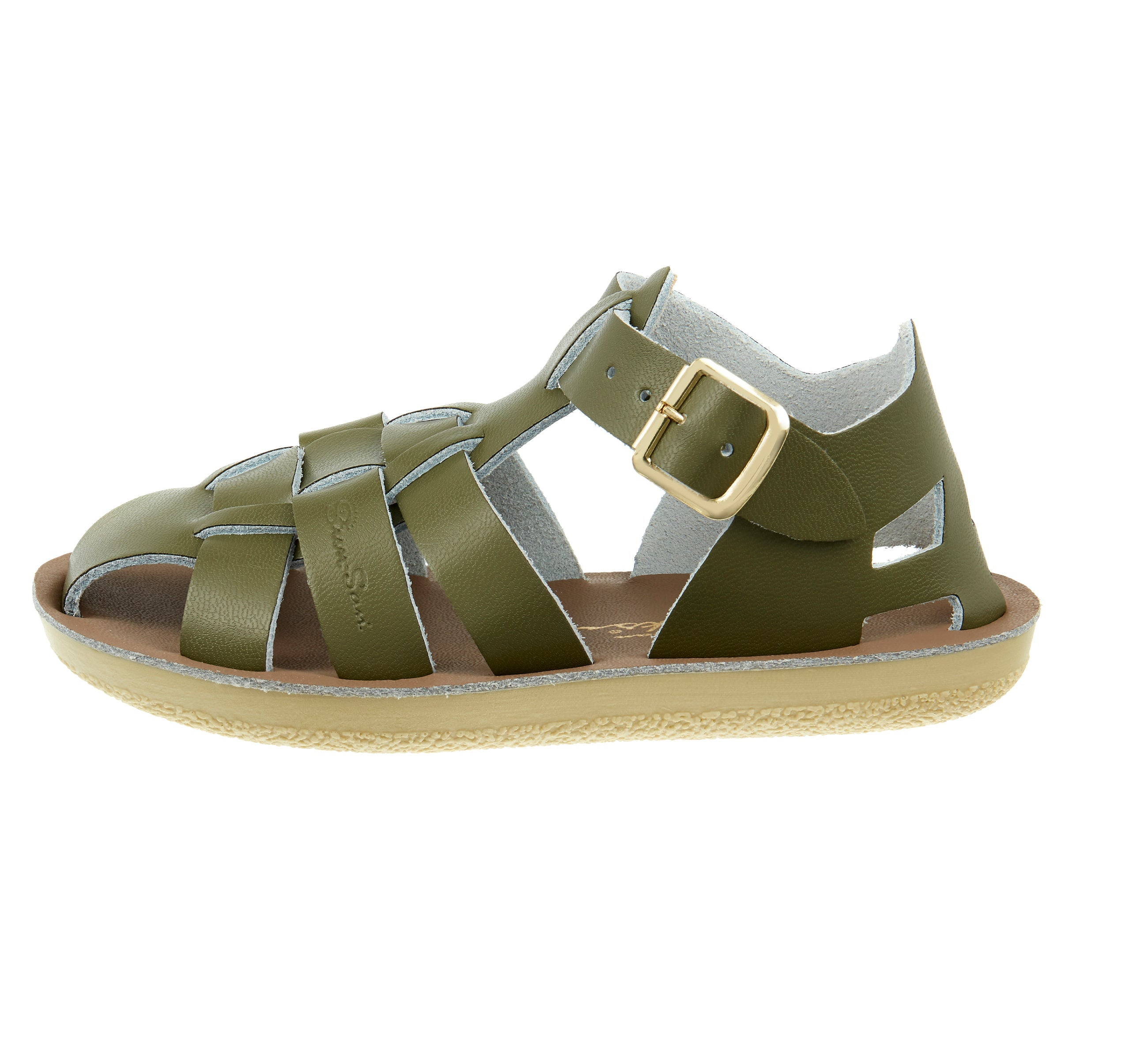 Sandale Enfant Shark Olive - Salt-Water Sandals EU