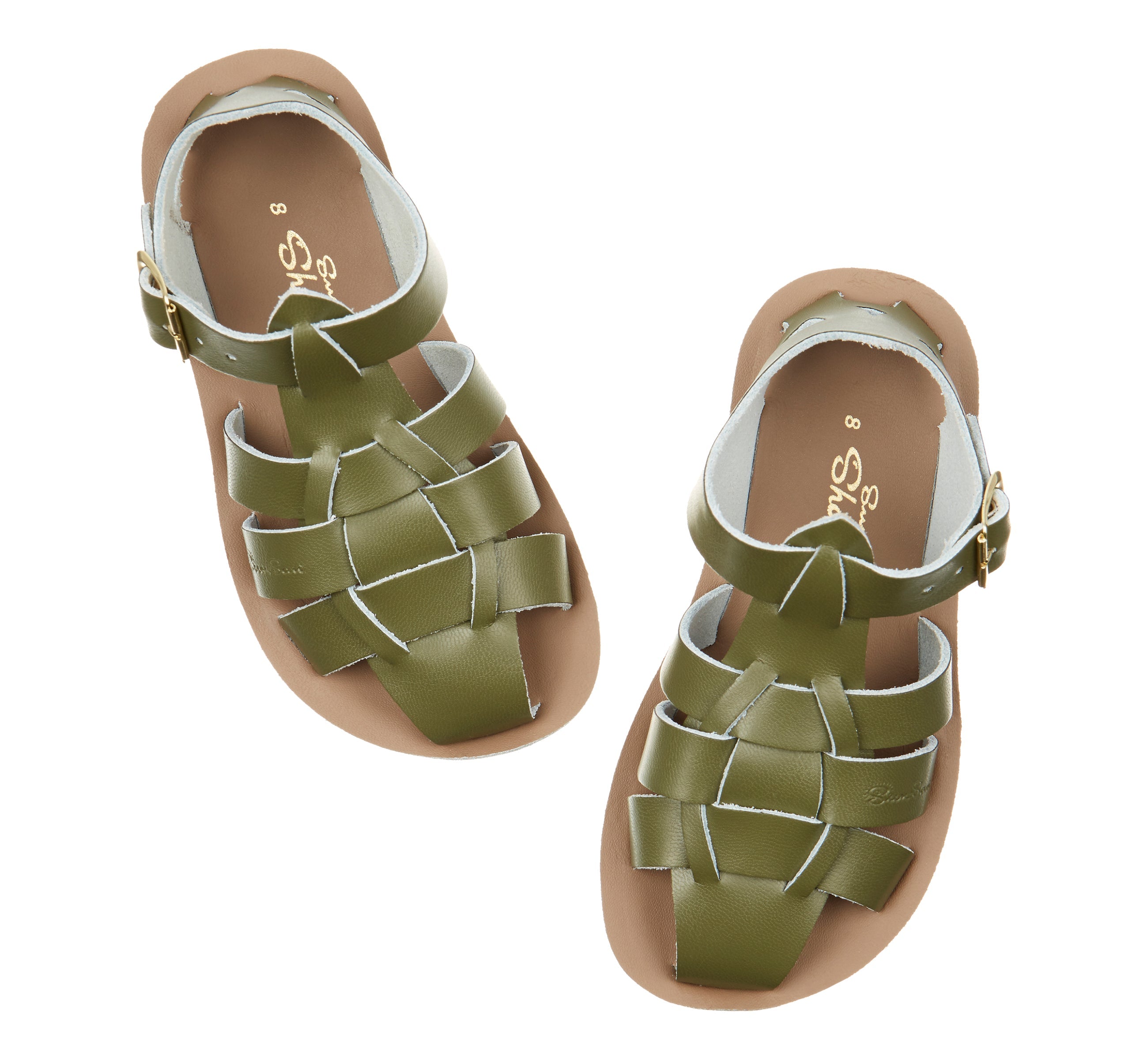 Sandale Enfant Shark Olive - Salt-Water Sandals EU