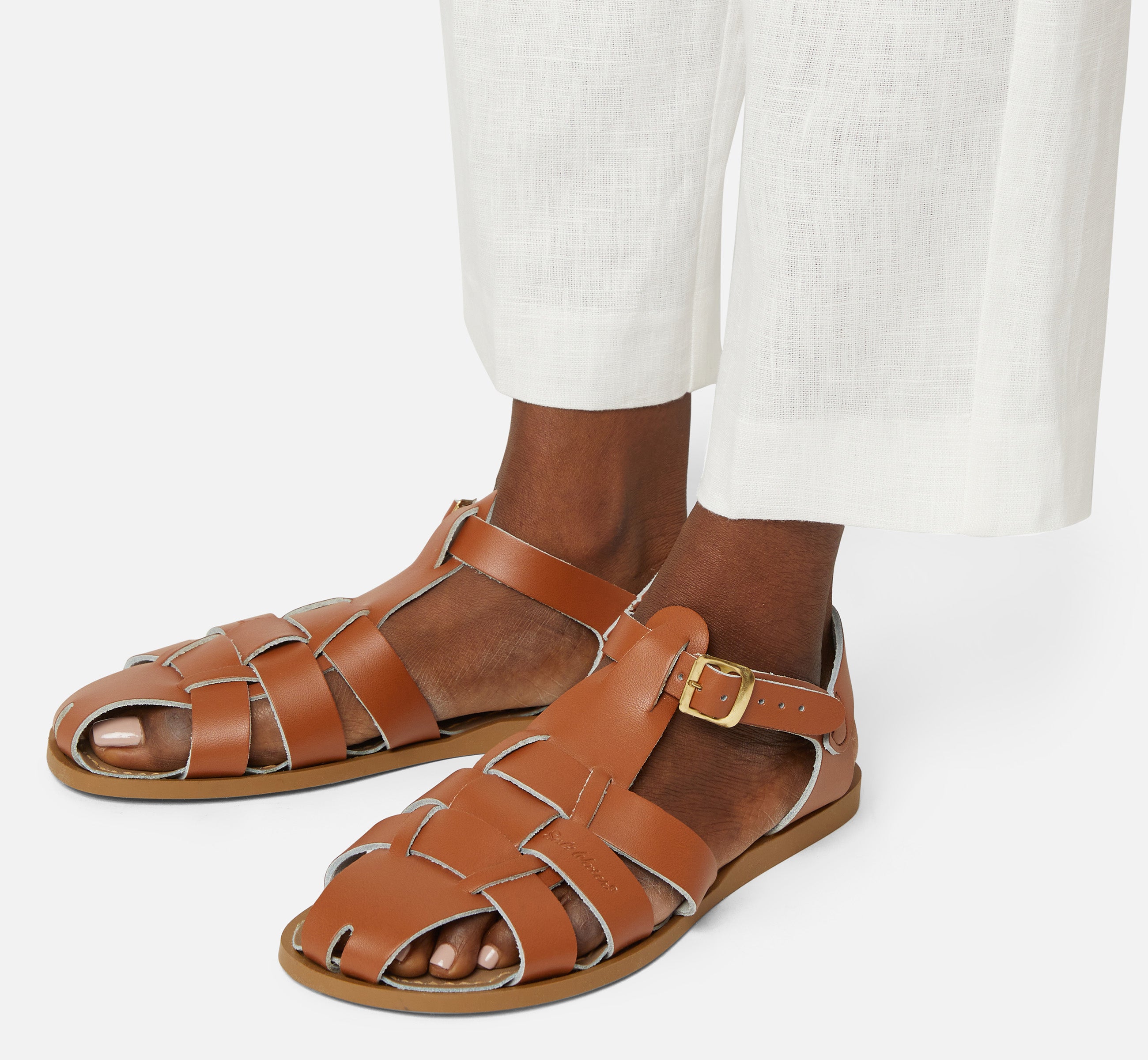 Sandales Shark Original Tan Pour Femmes - Salt-Water Sandals EU