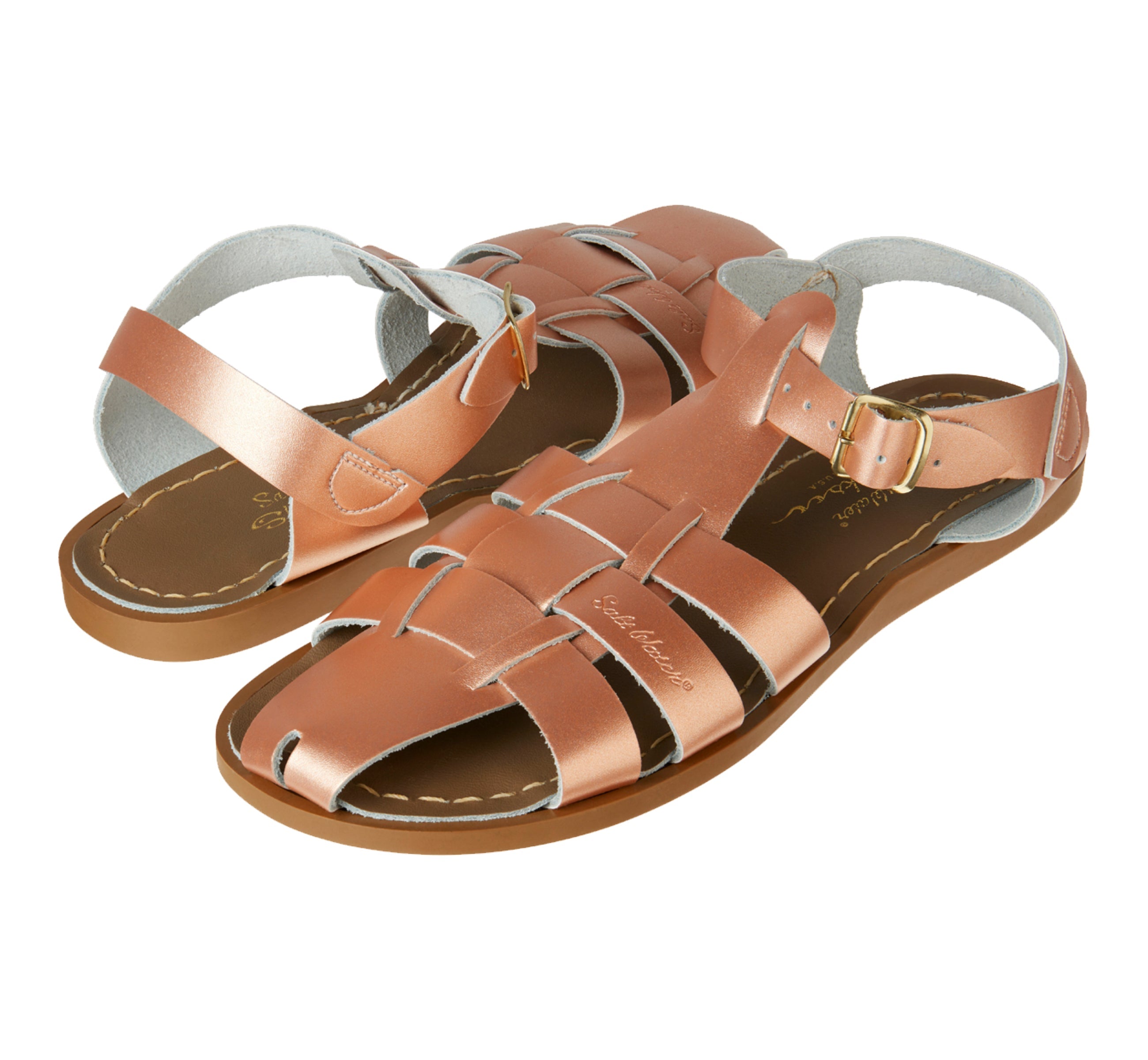 Shark Original Rose Or Sandales Femme - Salt-Water Sandals EU