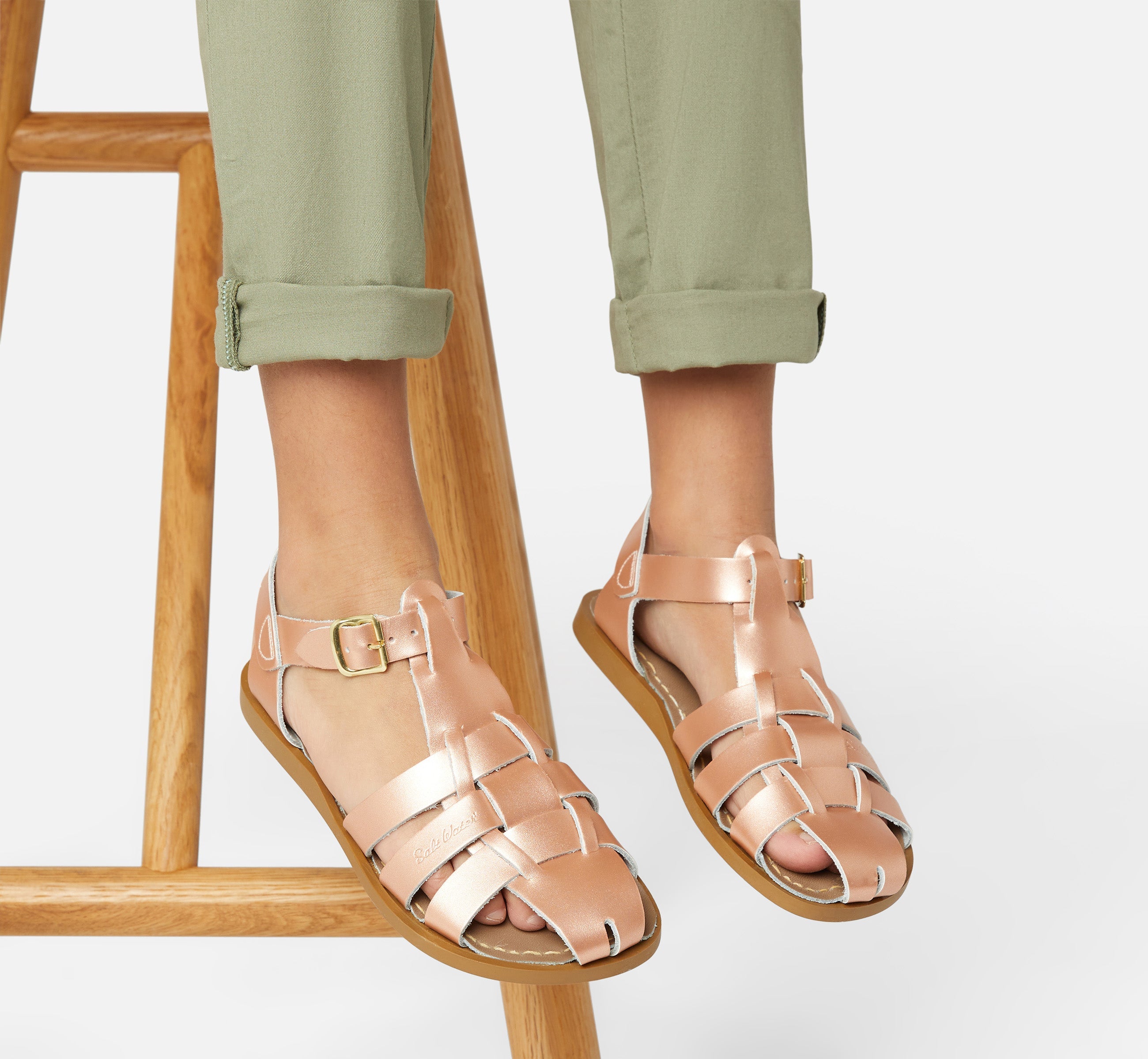 Fisherman Shark Original Rose Gold Kids Sandal - Salt-Water Sandals EU