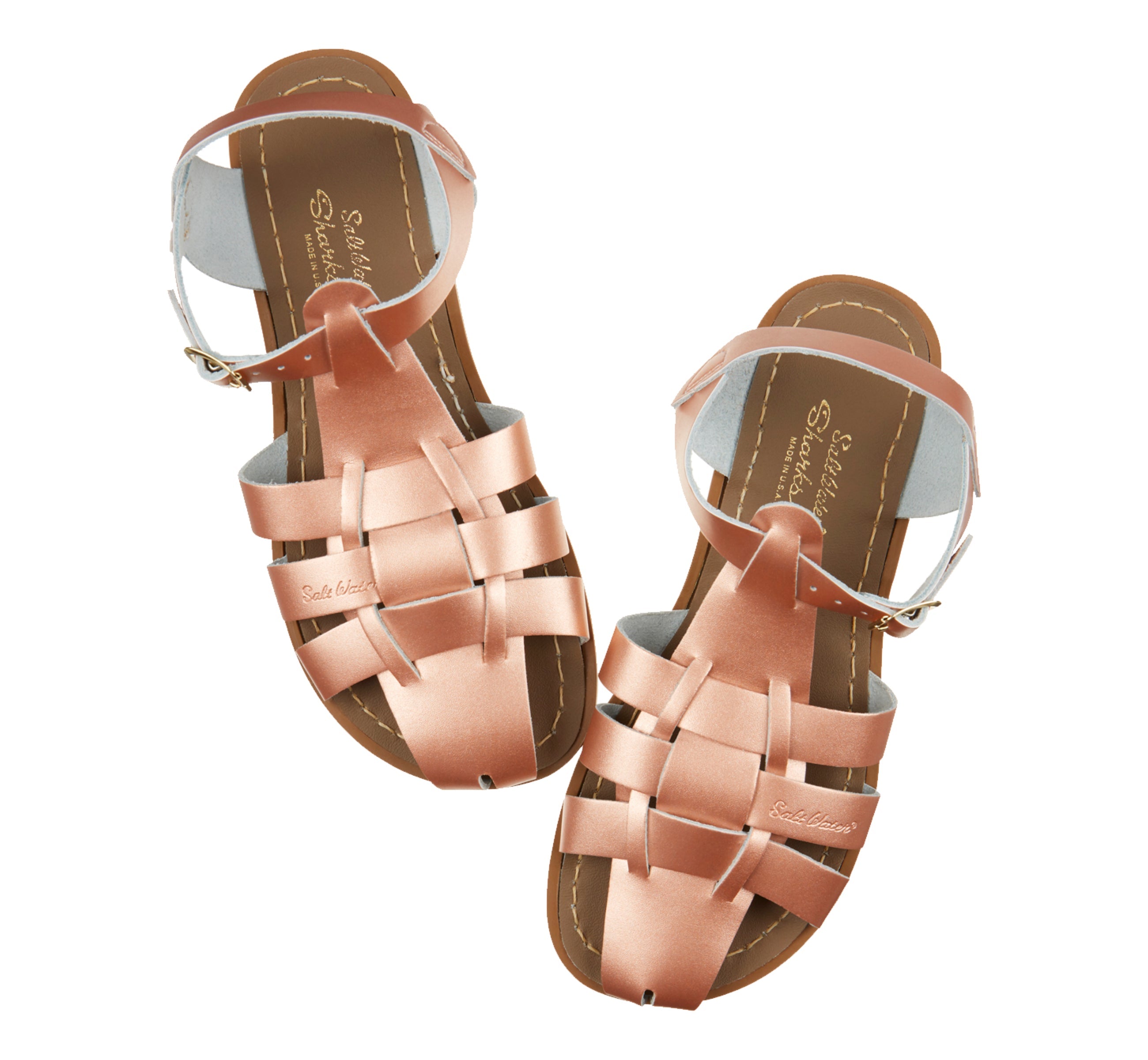 Shark Original Rose Or Sandales Femme - Salt-Water Sandals EU