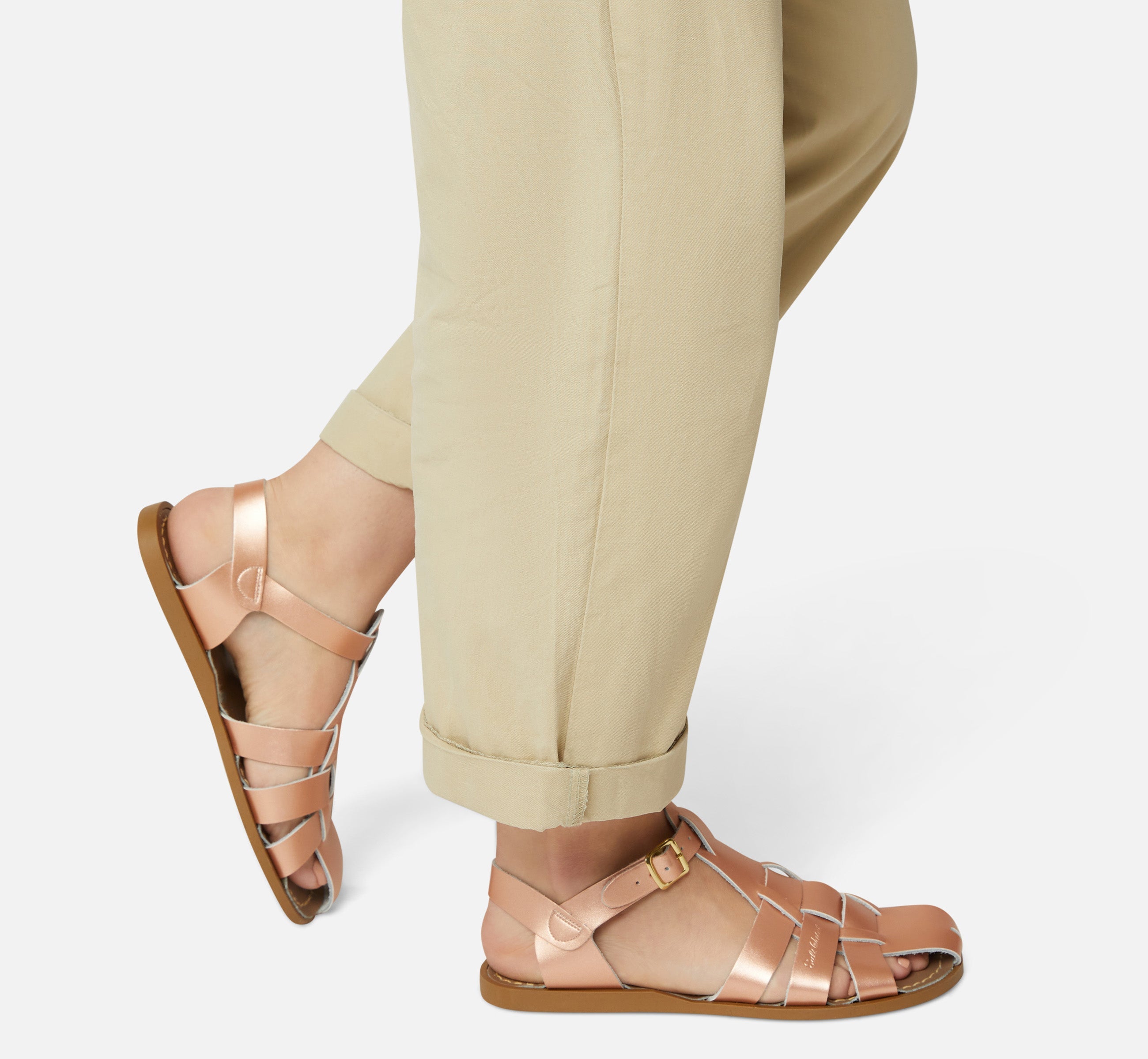 Shark Original Rose Or Sandales Femme - Salt-Water Sandals EU