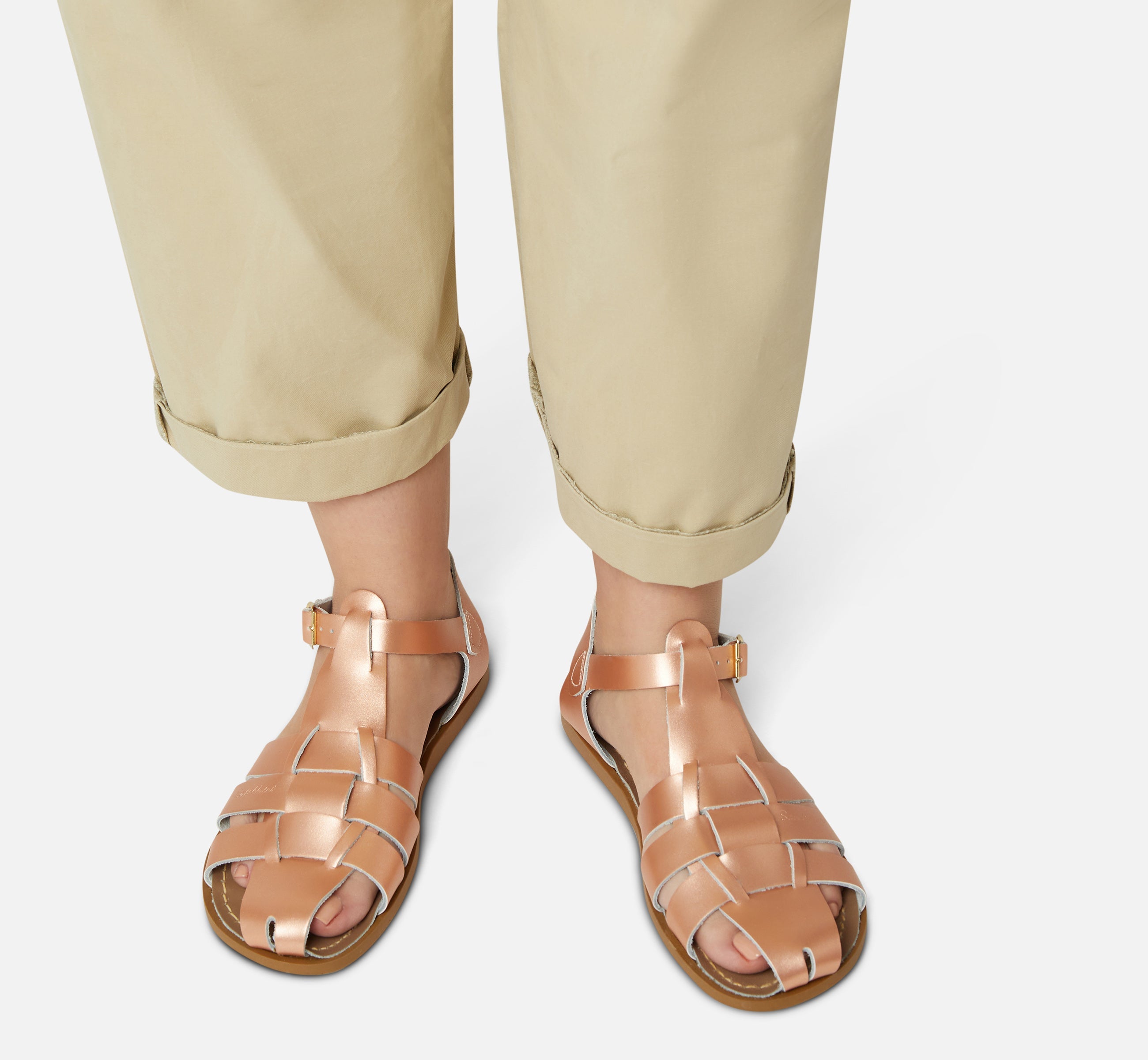 Shark Original Rose Or Sandales Femme - Salt-Water Sandals EU