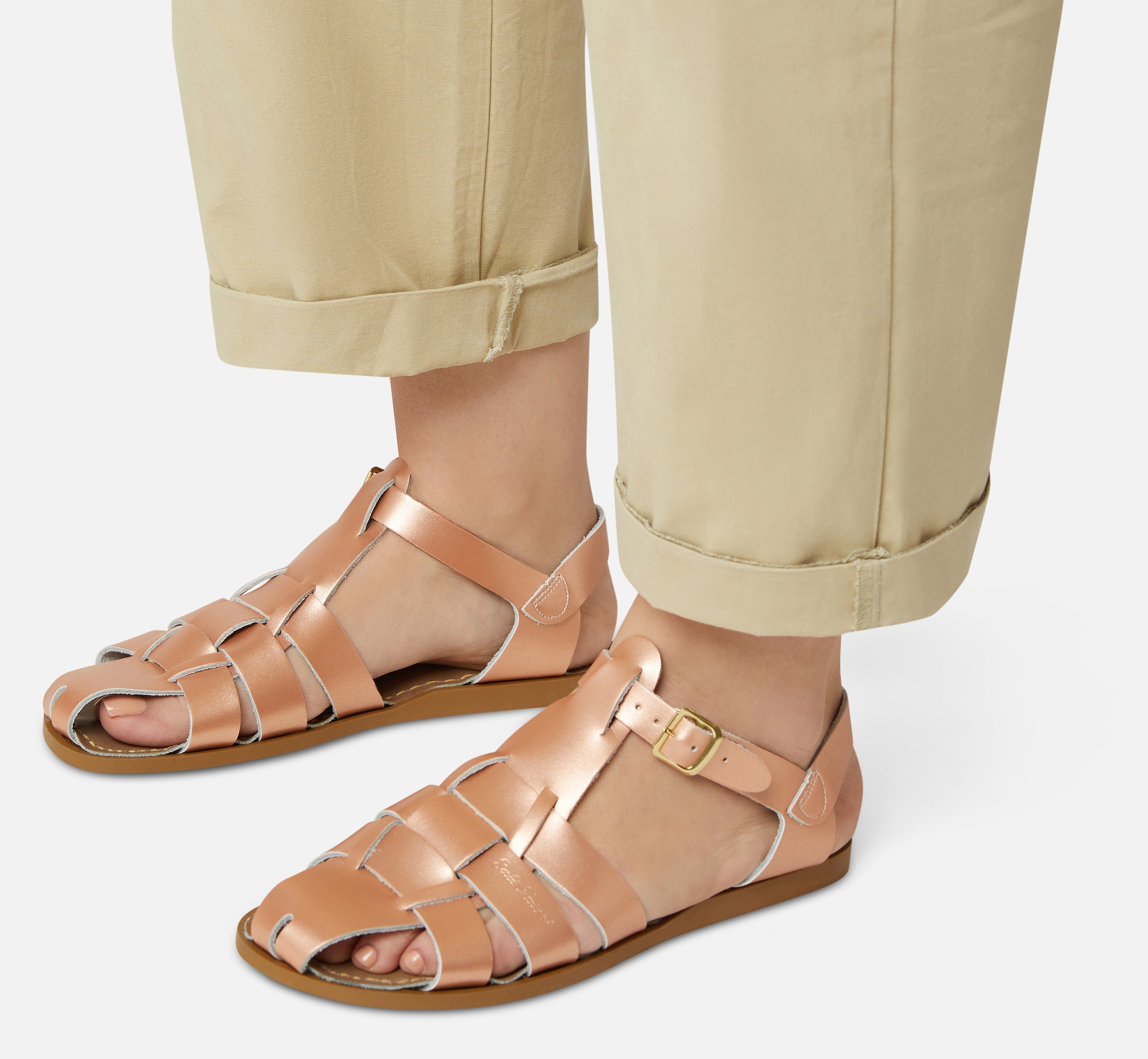 Shark Original Rose Or Sandales Femme - Salt-Water Sandals EU