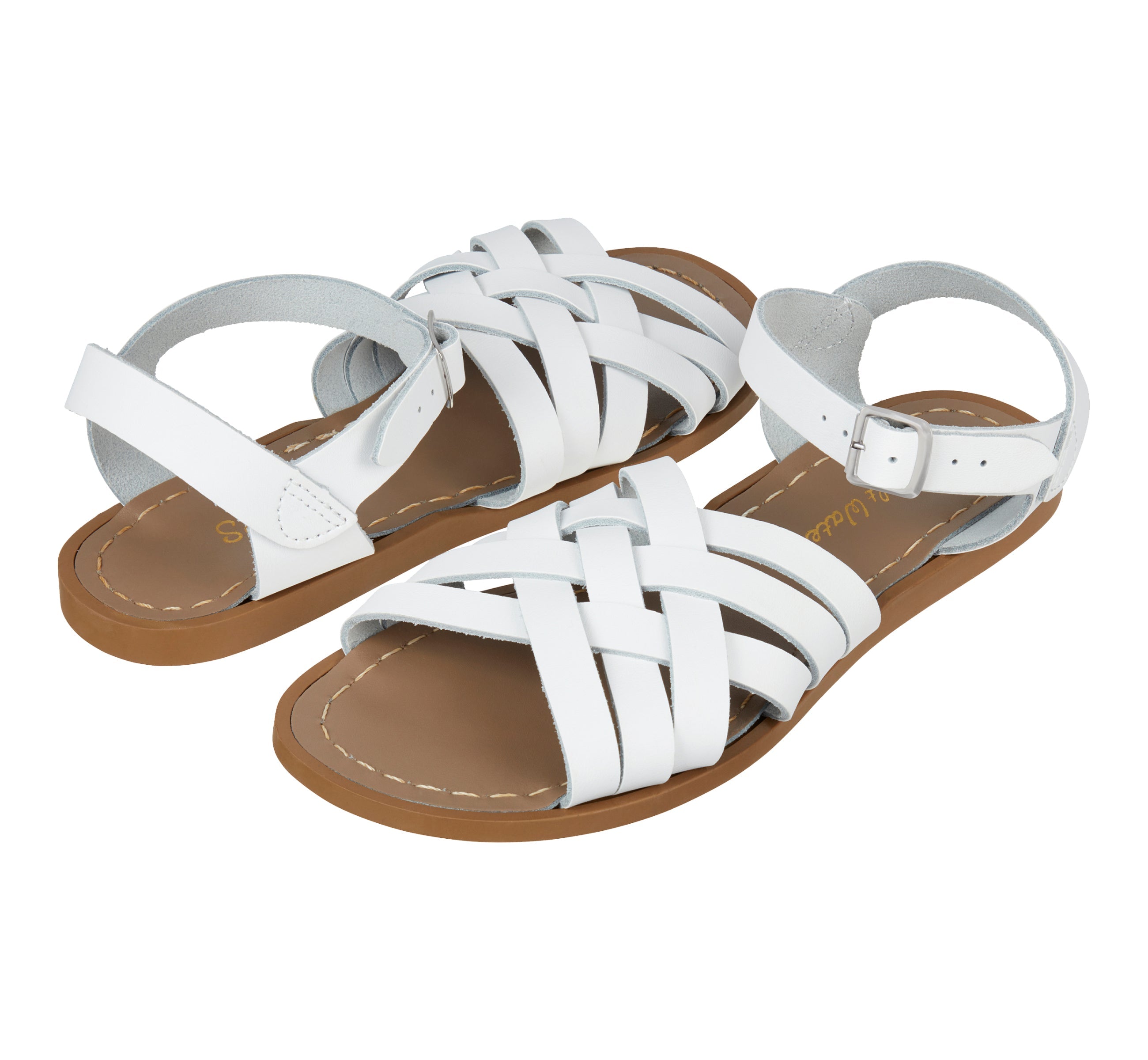 Retro White Womens Sandal - Salt-Water Sandals EU