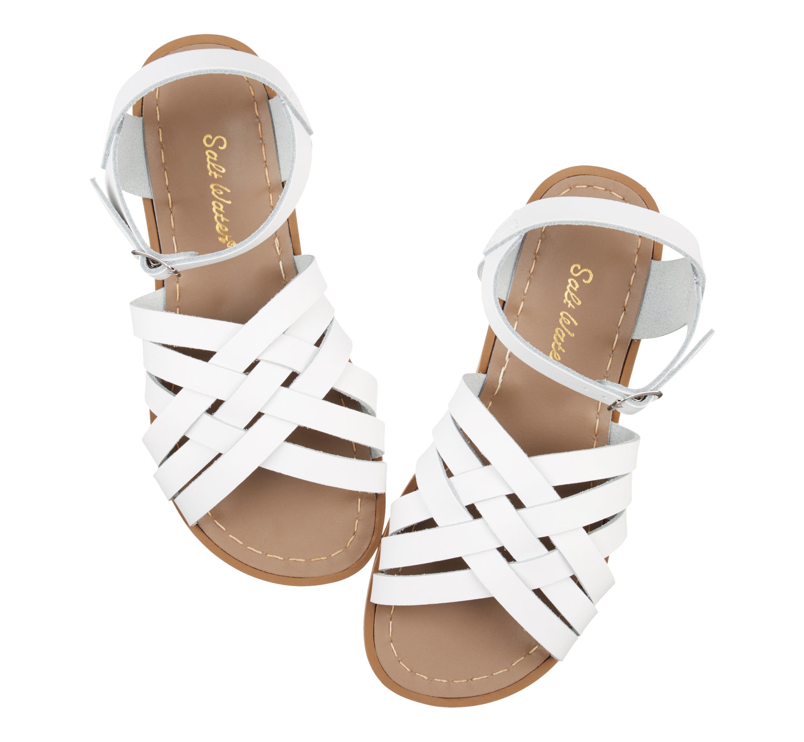 Retro White Womens Sandal - Salt-Water Sandals EU