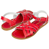 Sandale Femme Rouge Retro - Sandales À Bride De Cheville Pour Femmes - Salt-Water Sandals EU