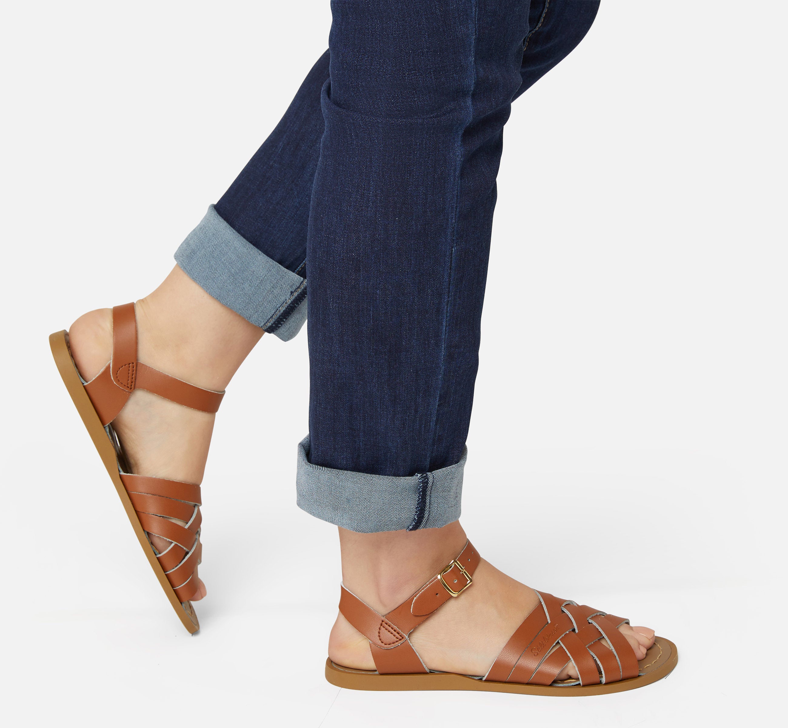 Retro Tan Womens Sandal - Salt-Water Sandals EU