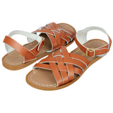 Retro Tan Kids Sandal - Kids Brown Sandals - Salt-Water Sandals EU
